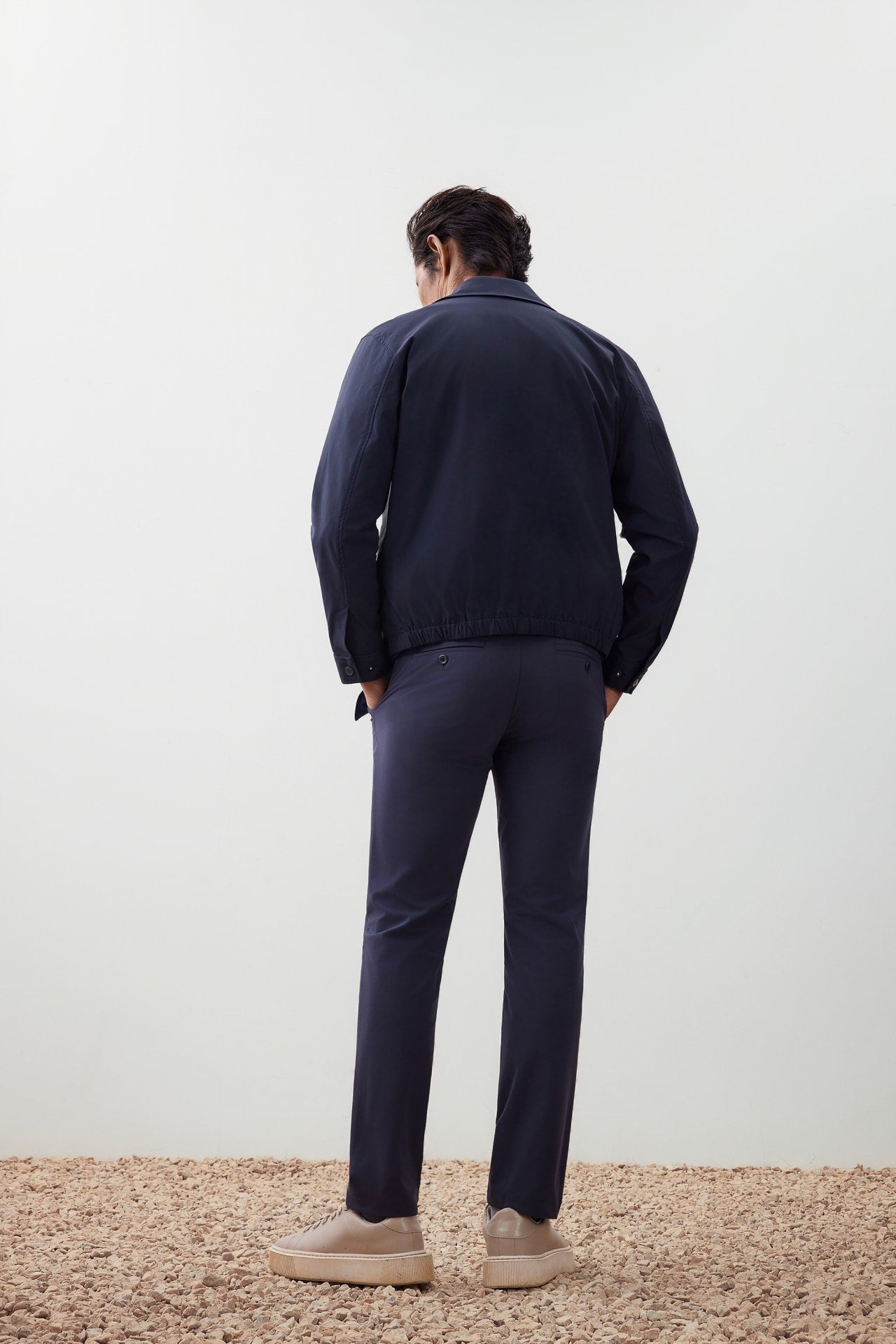 Water Repellent Relax Fit Zip-up Jacket | G2000 Singapore