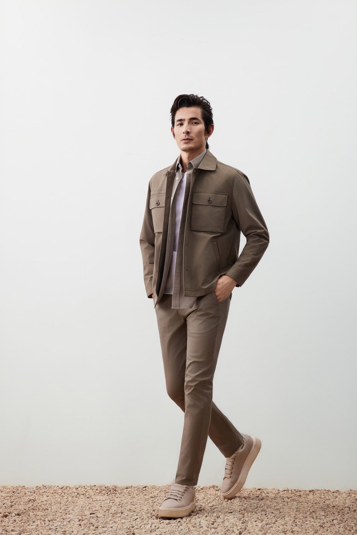 G2000 Coats & Jackets Ribstop Relax Fit Shirt Jacket Palm Relaxed