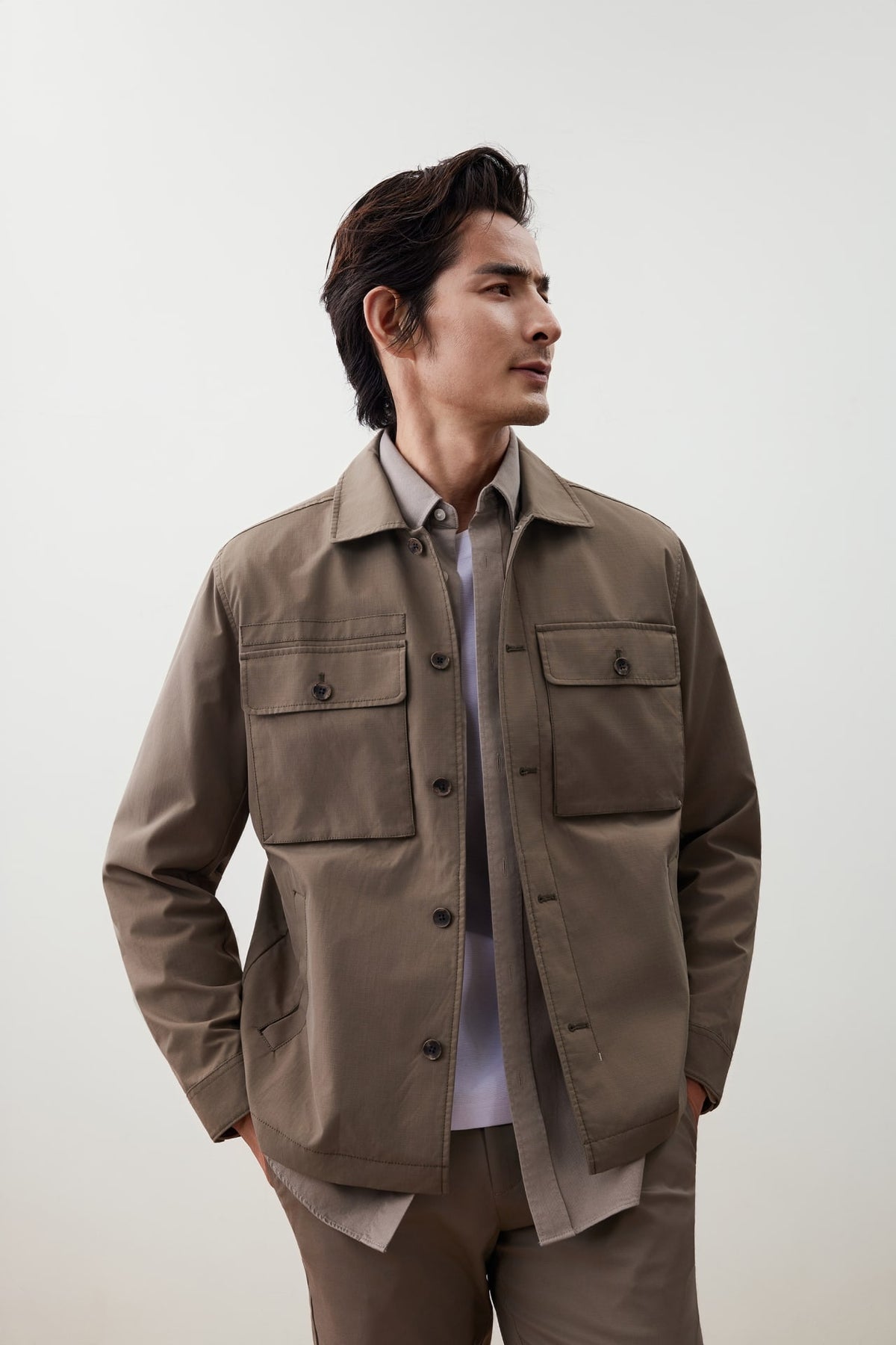 G2000 Coats & Jackets Ribstop Relax Fit Shirt Jacket