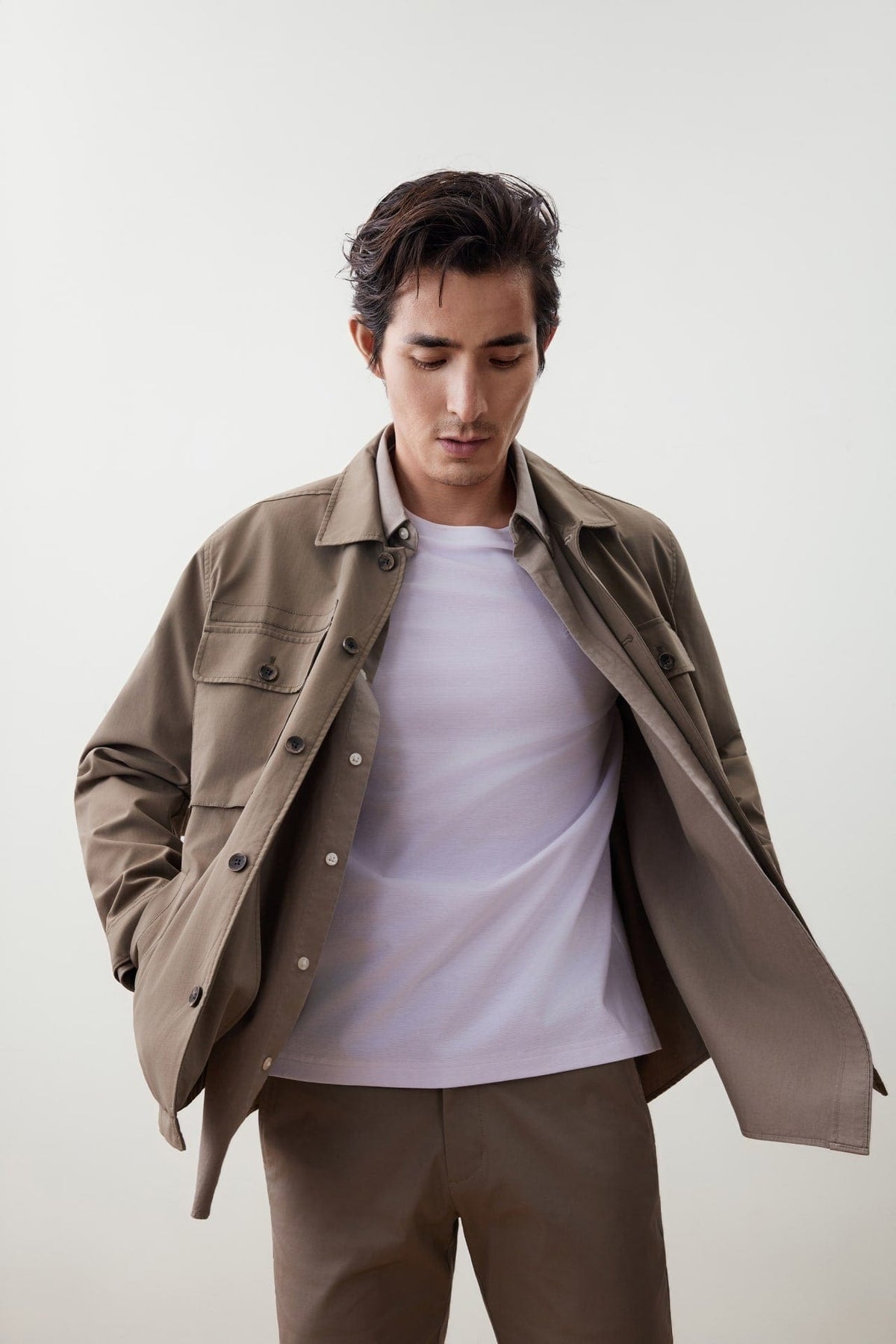 G2000 - Coats & Jackets - Ribstop Relax Fit Shirt Jacket