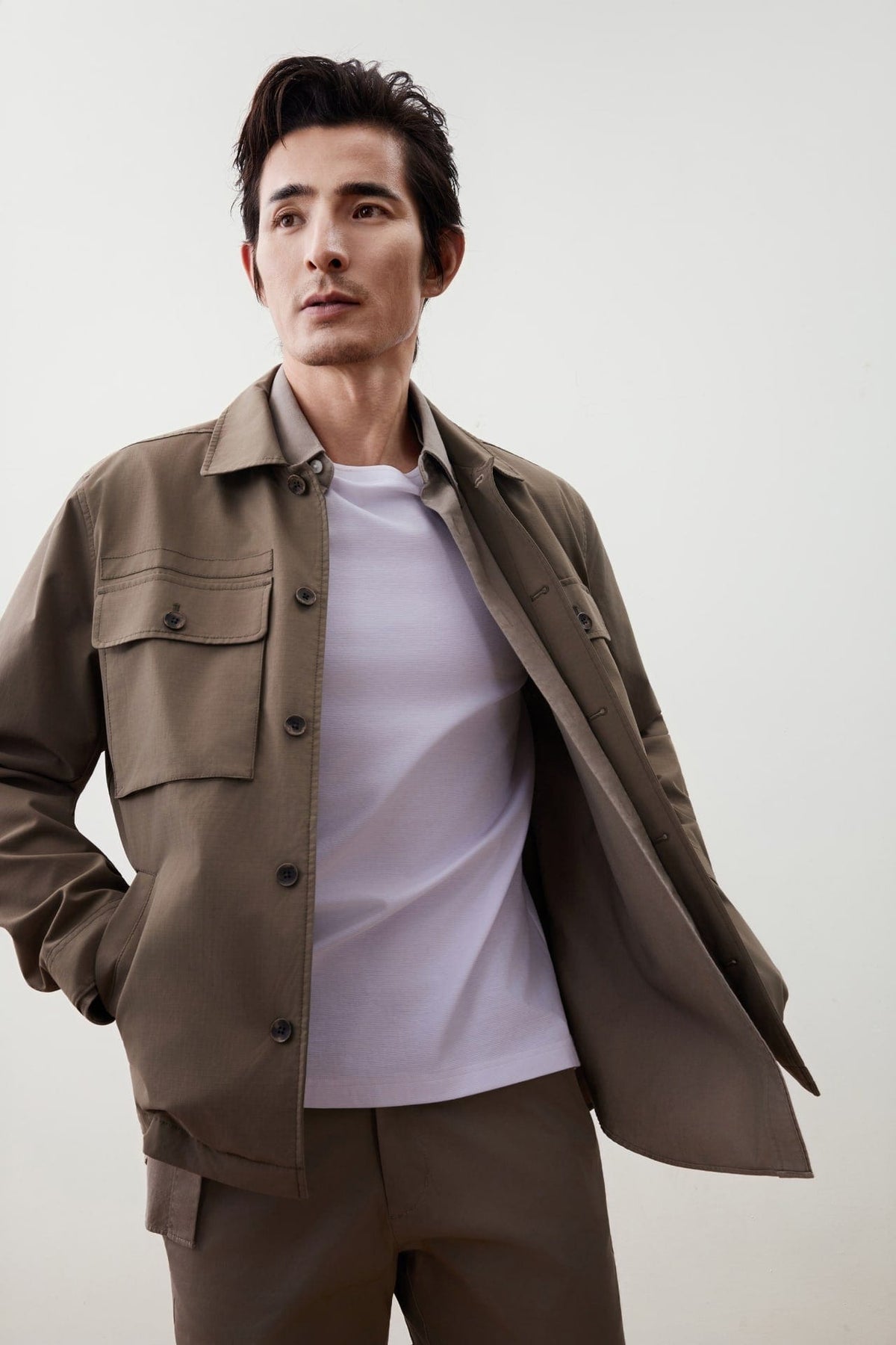G2000 - Coats & Jackets - Ribstop Relax Fit Shirt Jacket