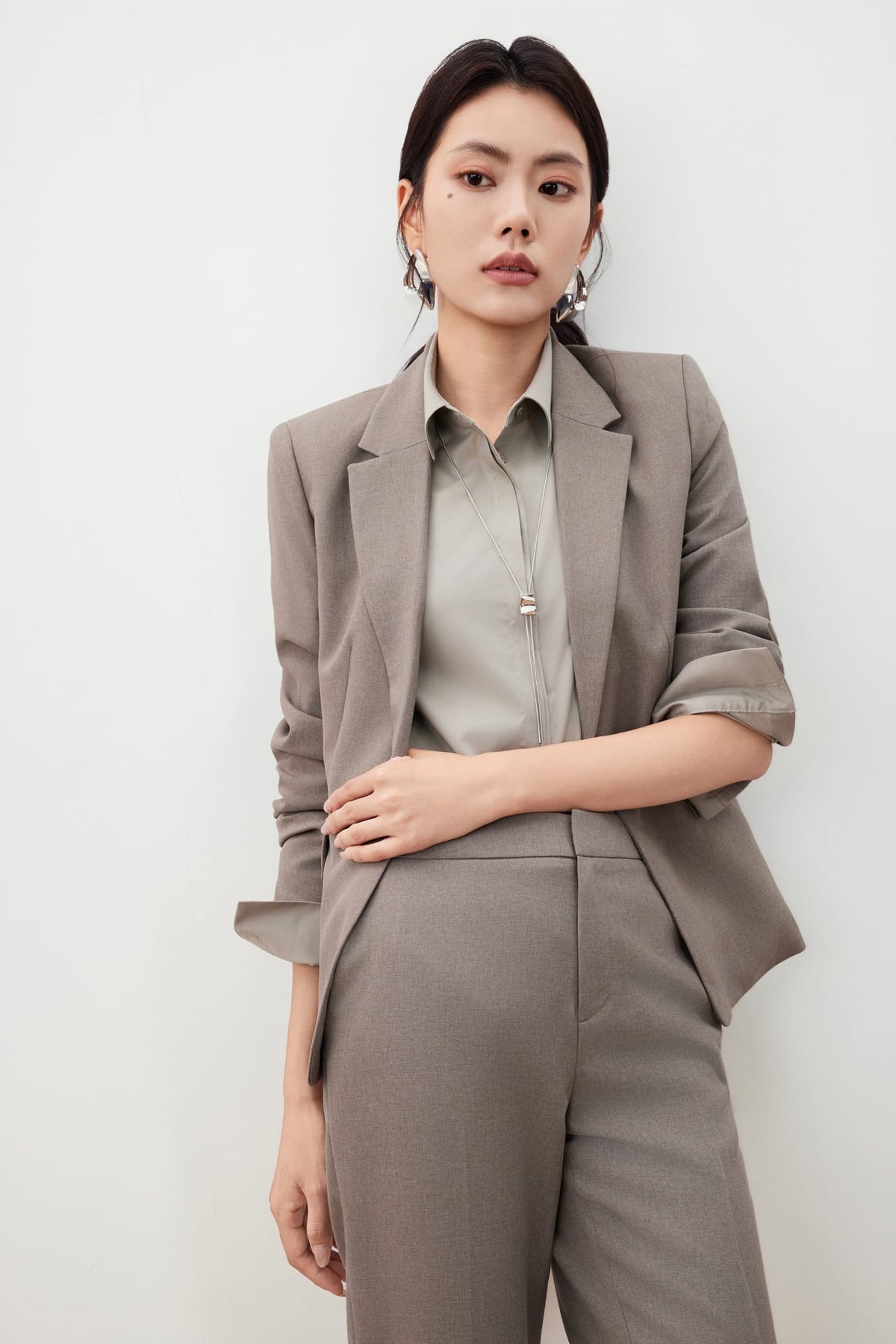 G2000 Suits Water Repellent Blazer with Brooch