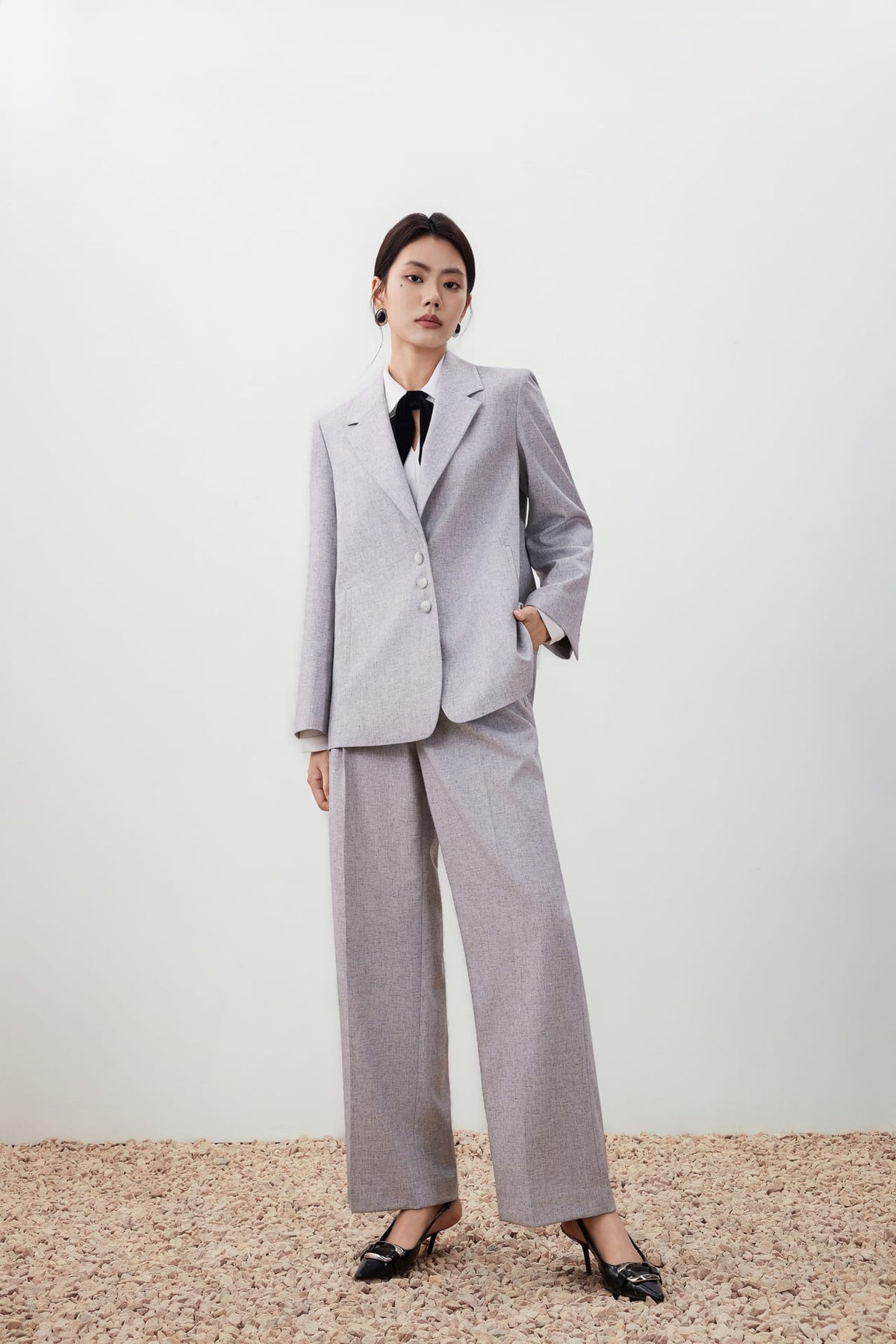 G2000 Suits Linen Blend Textured Blazer Alloy Regular
