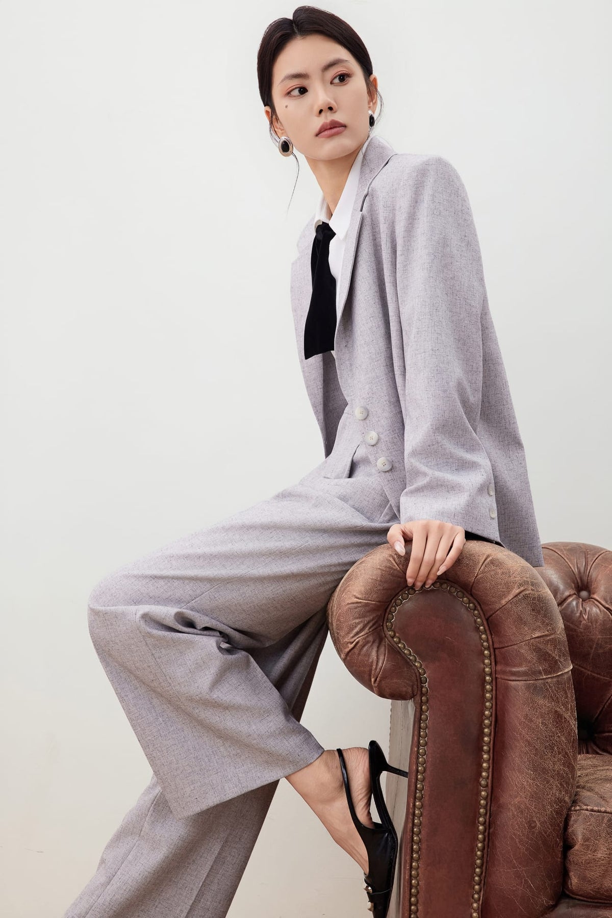 G2000 Suits Linen Blend Textured Blazer