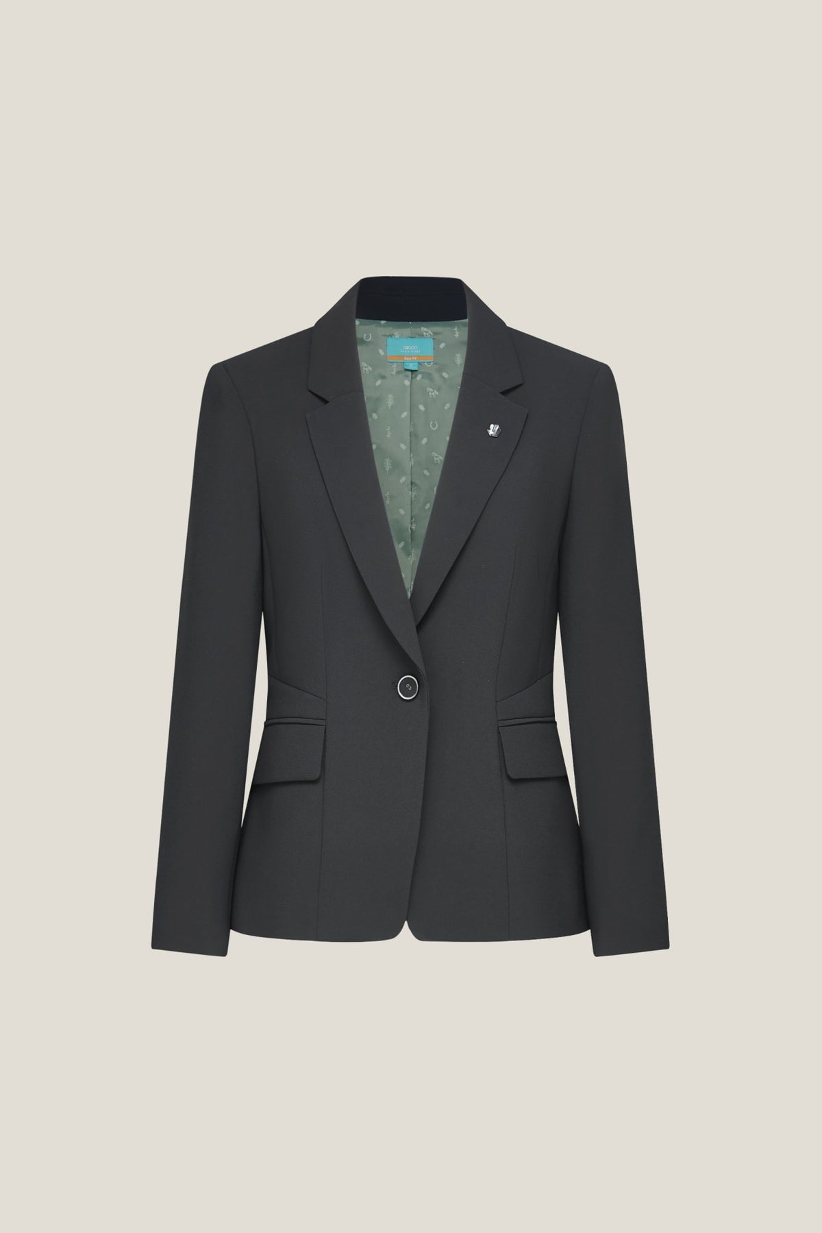 G2000 - Suits - Multiway Stretch Blazer with Brooch - Easy Fit - Black