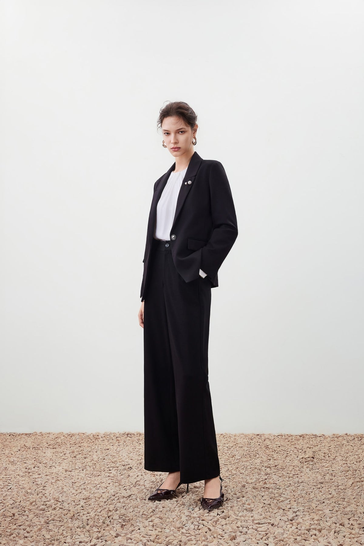 G2000 Suits Jacquard Knit Casual Blazer Black Easy Fit