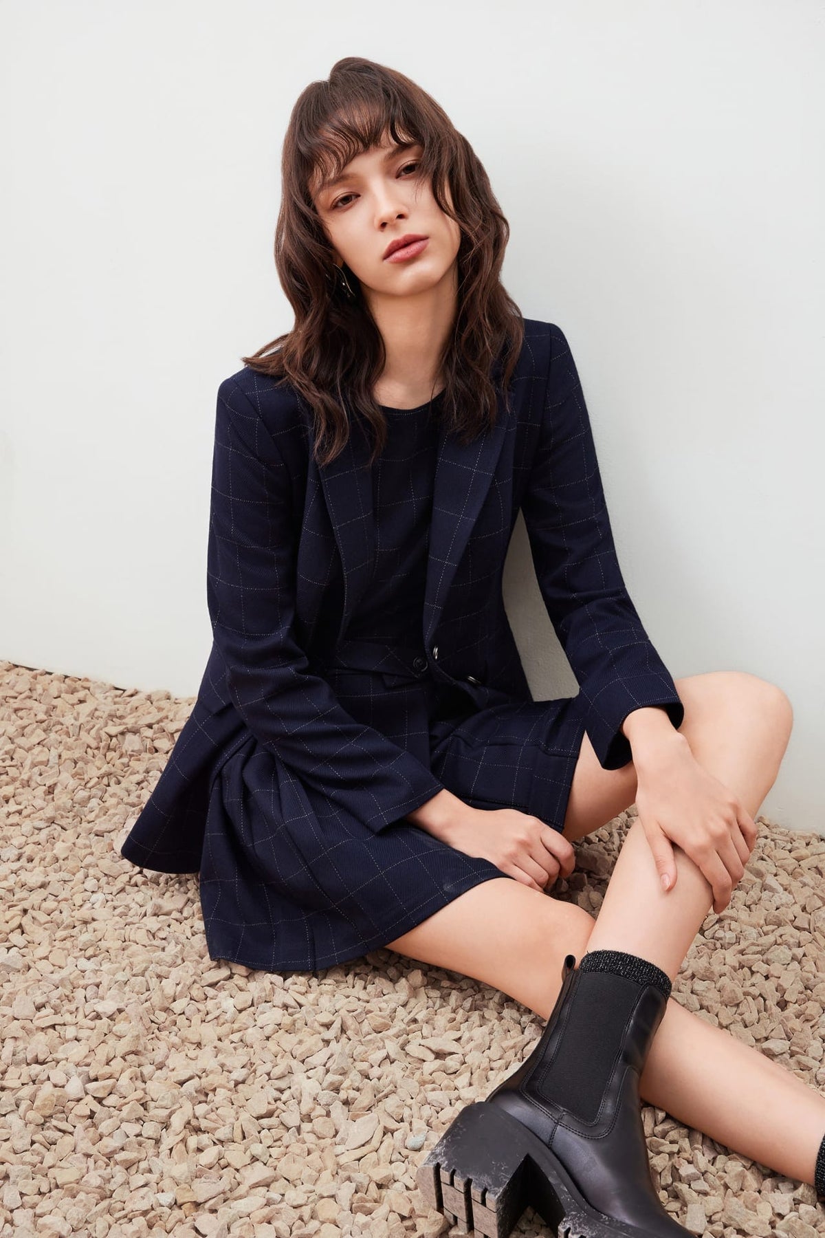 G2000 - Suits - Check Twill Blazer