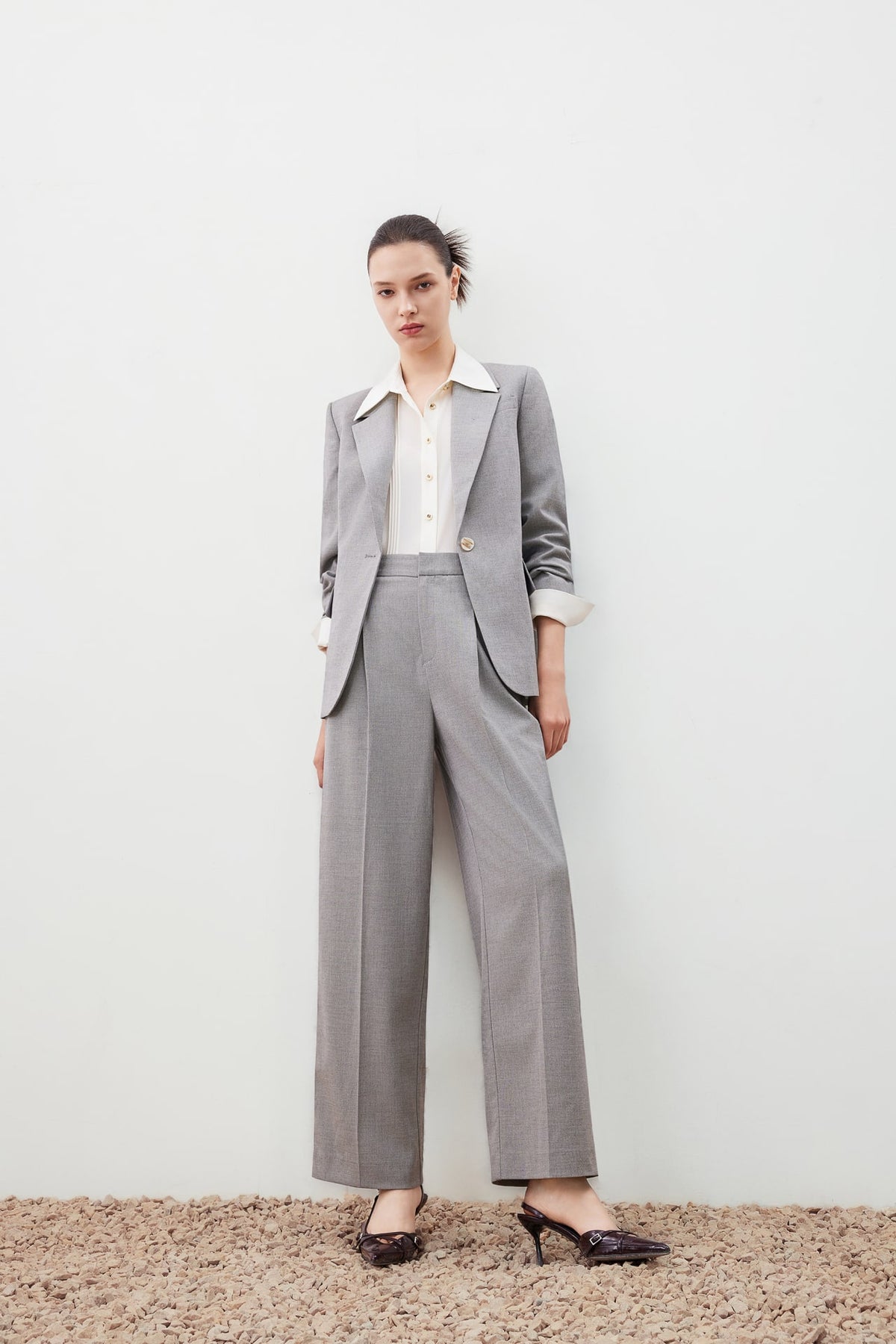 G2000 - Suits - Zig Zag Twill Blazer - Alloy - Relaxed