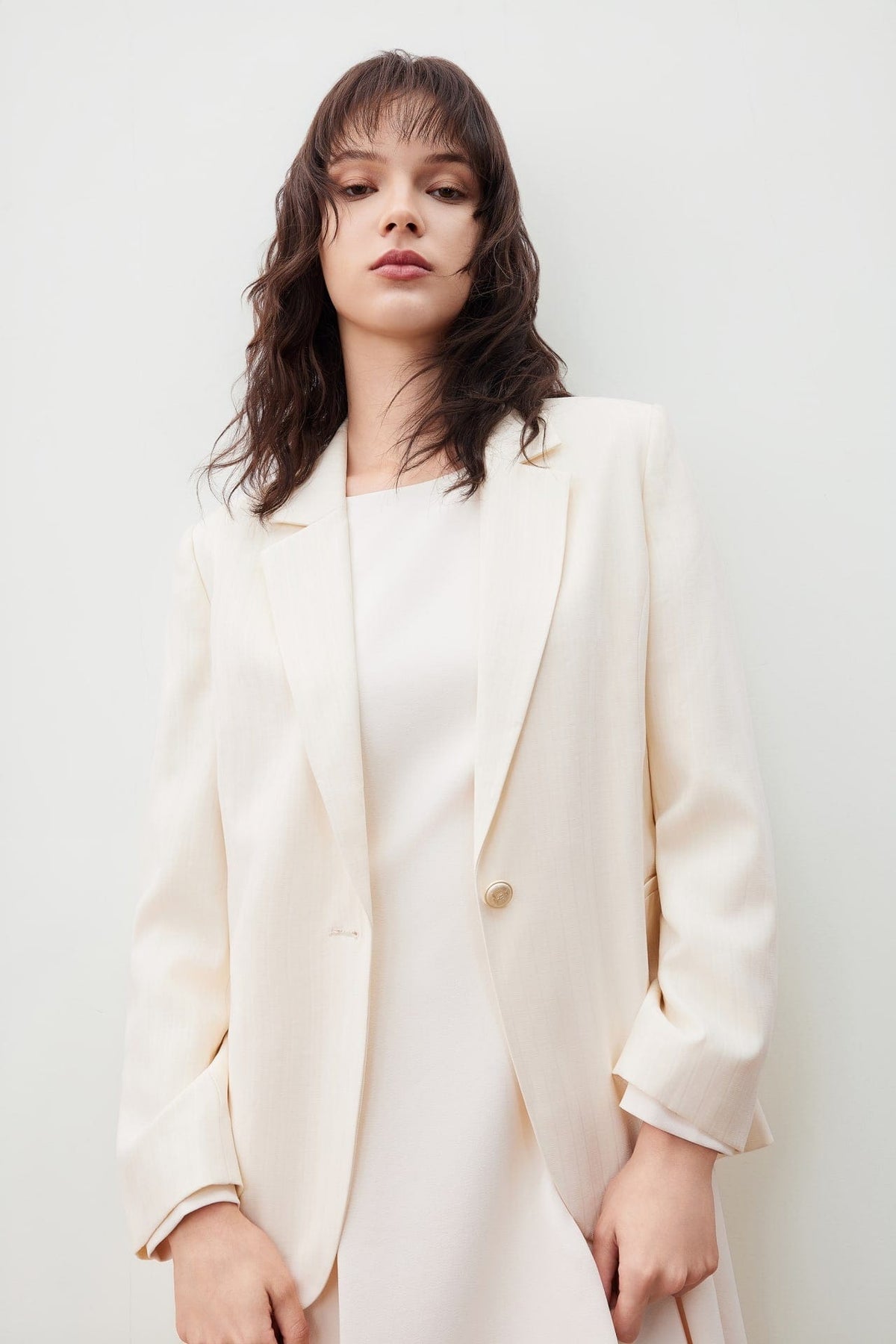 G2000 Suits Textured Stripe Blazer