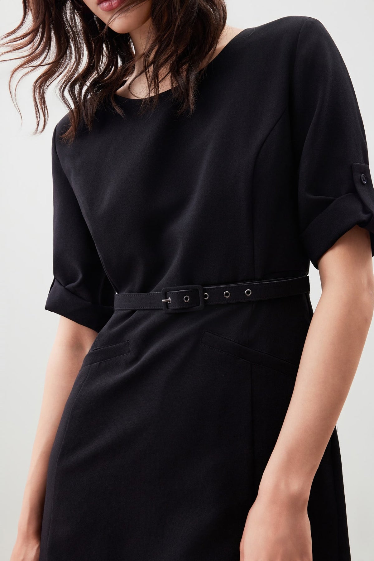 G2000 - Dresses - Belted A Line Dress