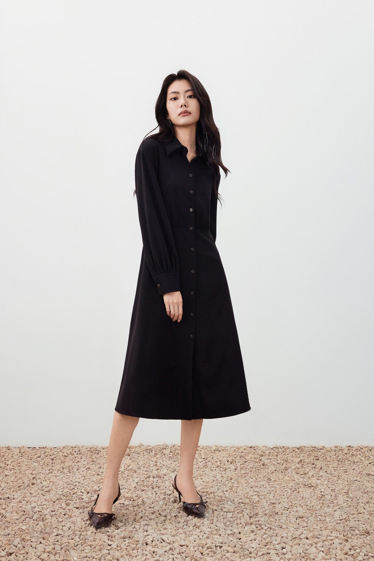 Twill Maxi Shirt Dress | G2000 Singapore Twill Maxi Shirt Dress | G2000 Singapore