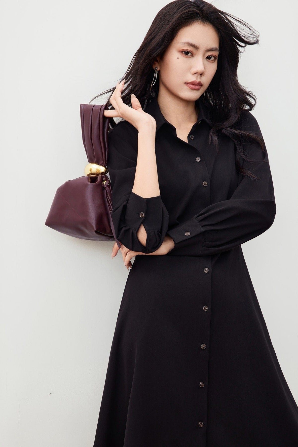G2000 Dresses Twill Maxi Shirt Dress