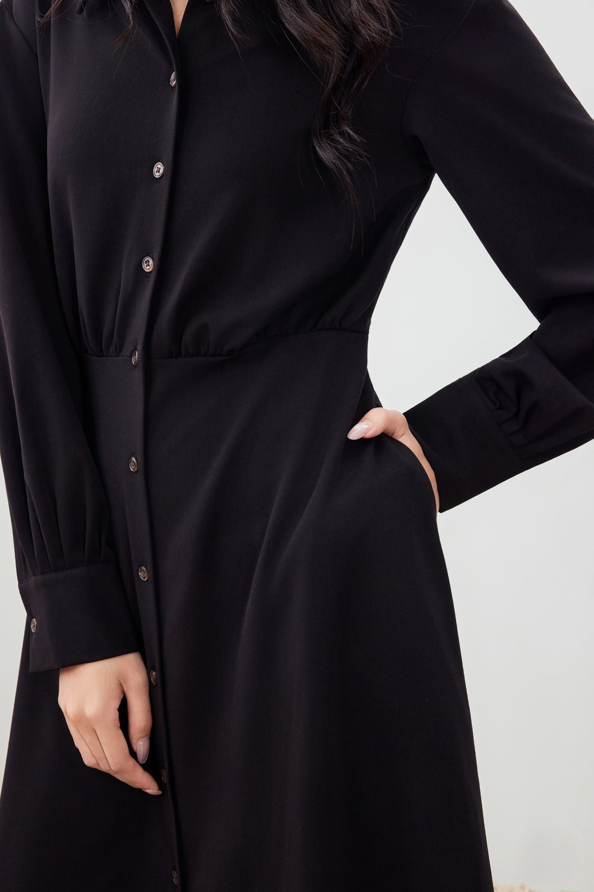 G2000 - Dresses - Twill Maxi Shirt Dress