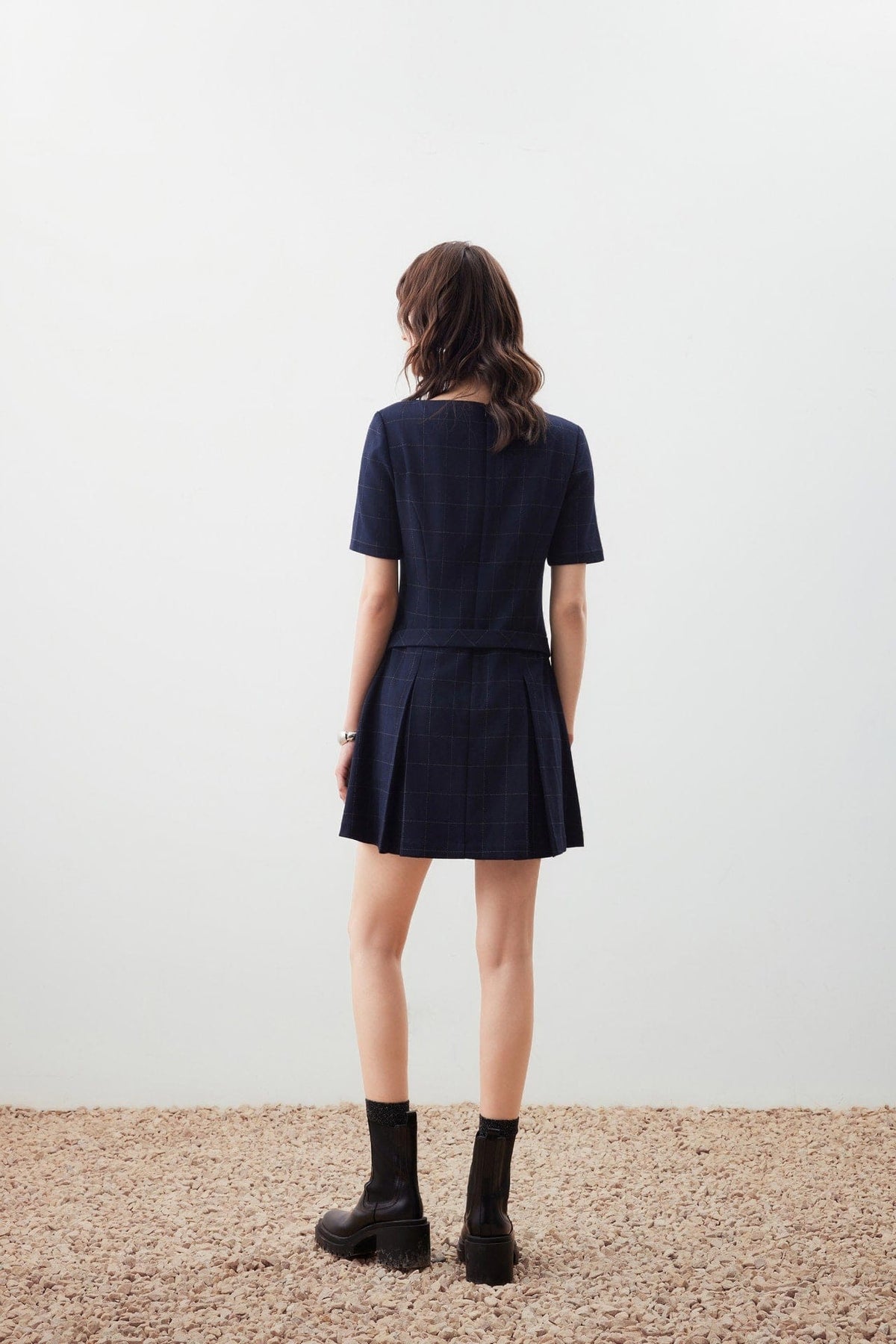 G2000 - Dresses - Check Twill Mini Dress