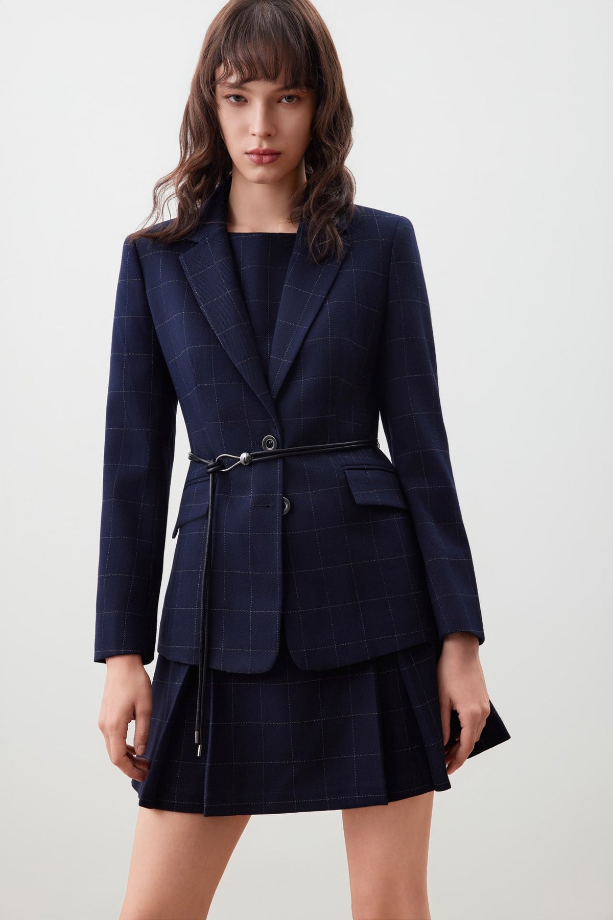 G2000 - Dresses - Check Twill Mini Dress