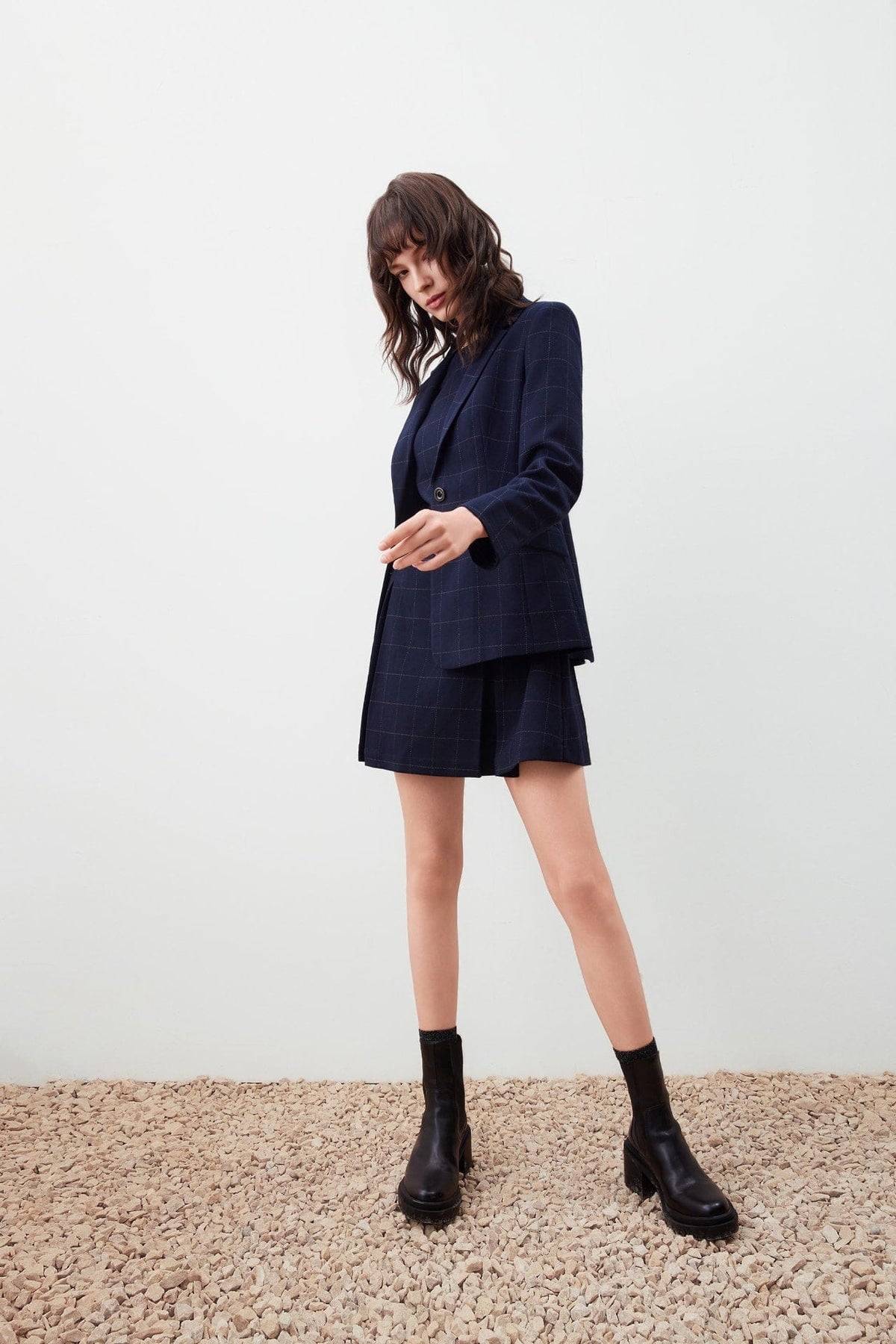 G2000 - Dresses - Check Twill Mini Dress