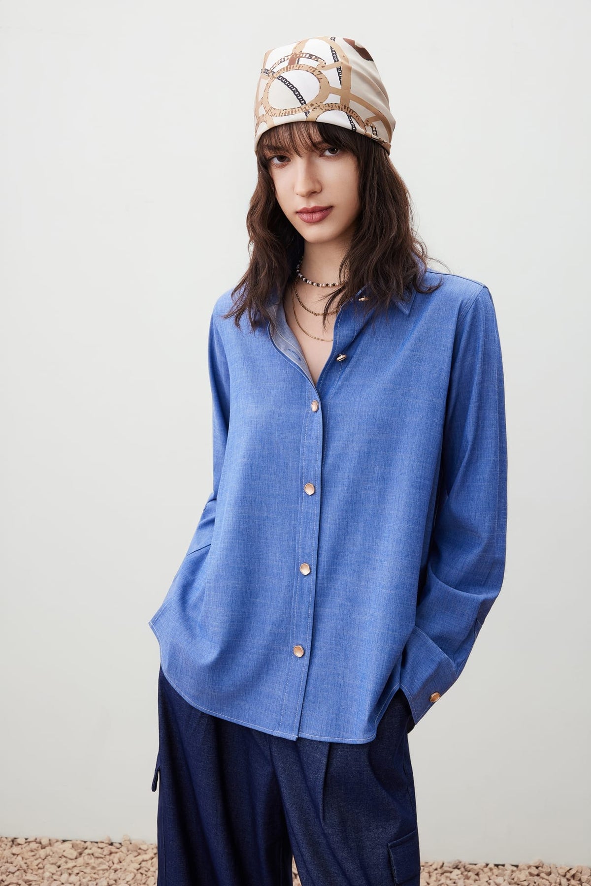 G2000 - Shirts - Denim Like Shirt