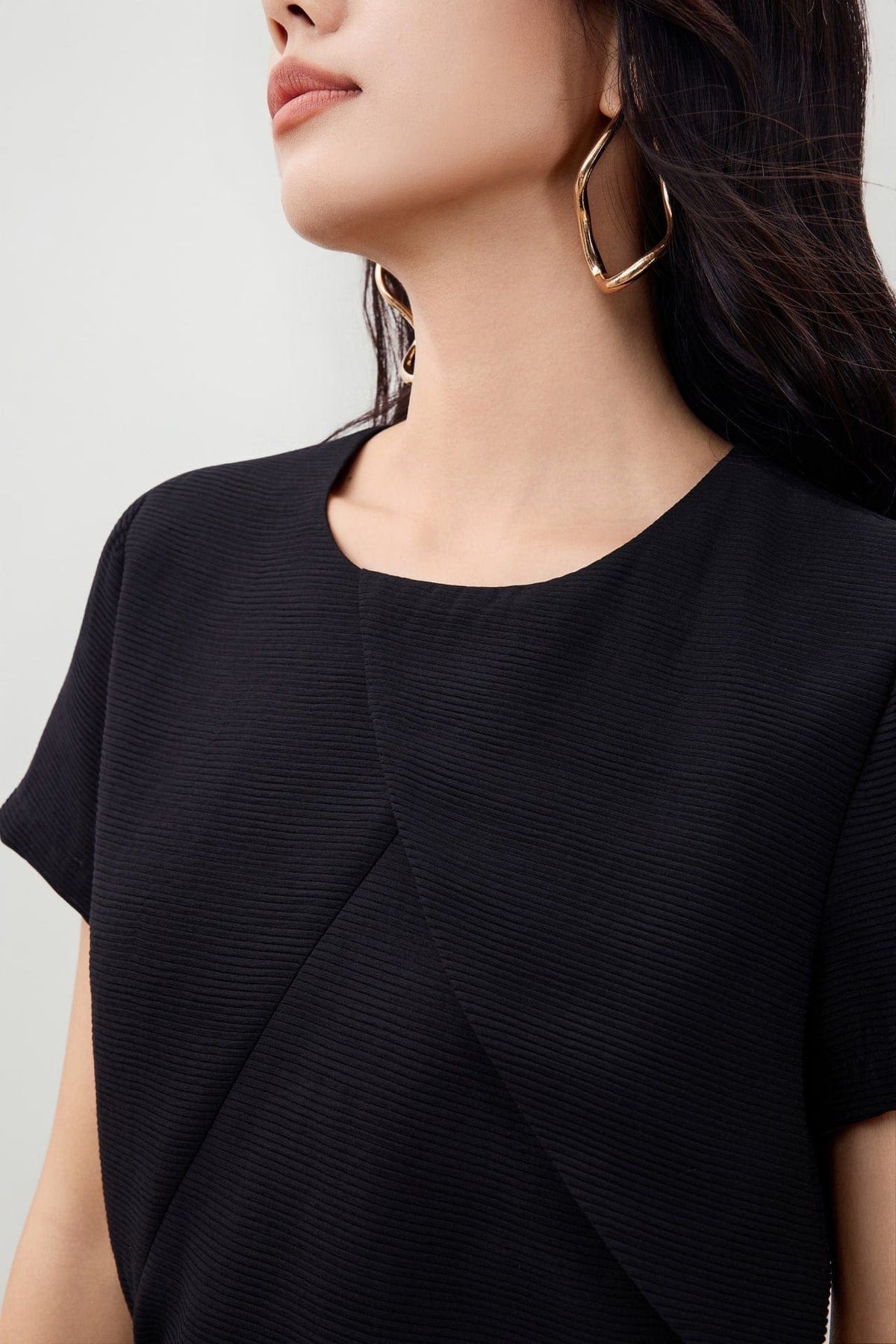 G2000 - Dresses - Crinkle Belted Dress