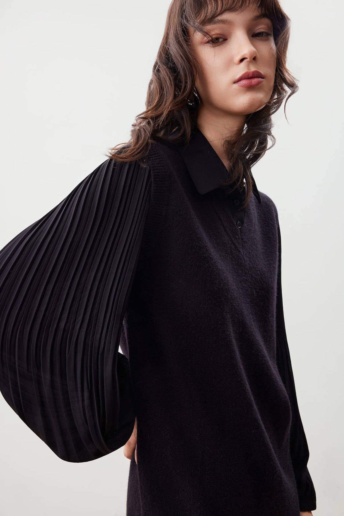 G2000 - Dresses - Blouse Block Sweater Dress