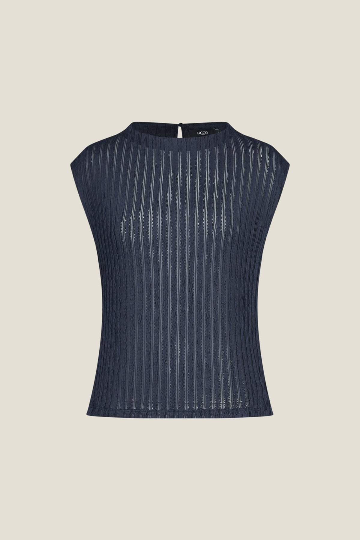 G2000 - T-Shirts - Jacquard Knit Tank - Dark Navy - Slim