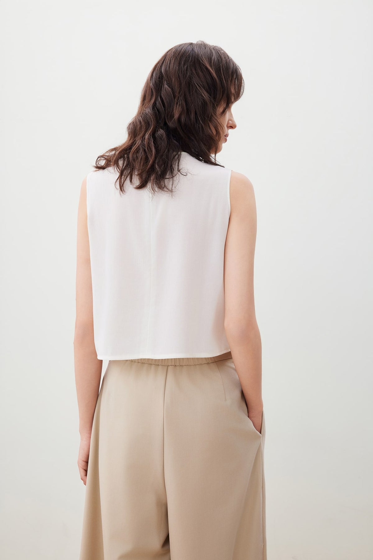 G2000 Blouses Sleeveless Pintuck Detail Blouse