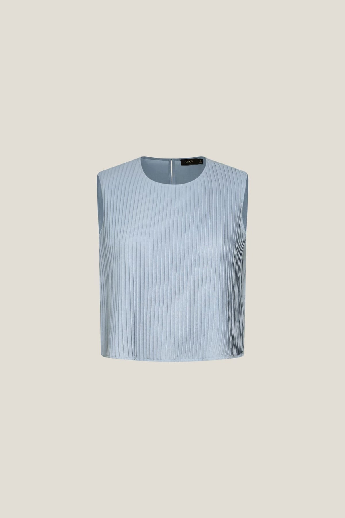 G2000 Blouses Sleeveless Pintuck Detail Blouse Blue Blast Regular