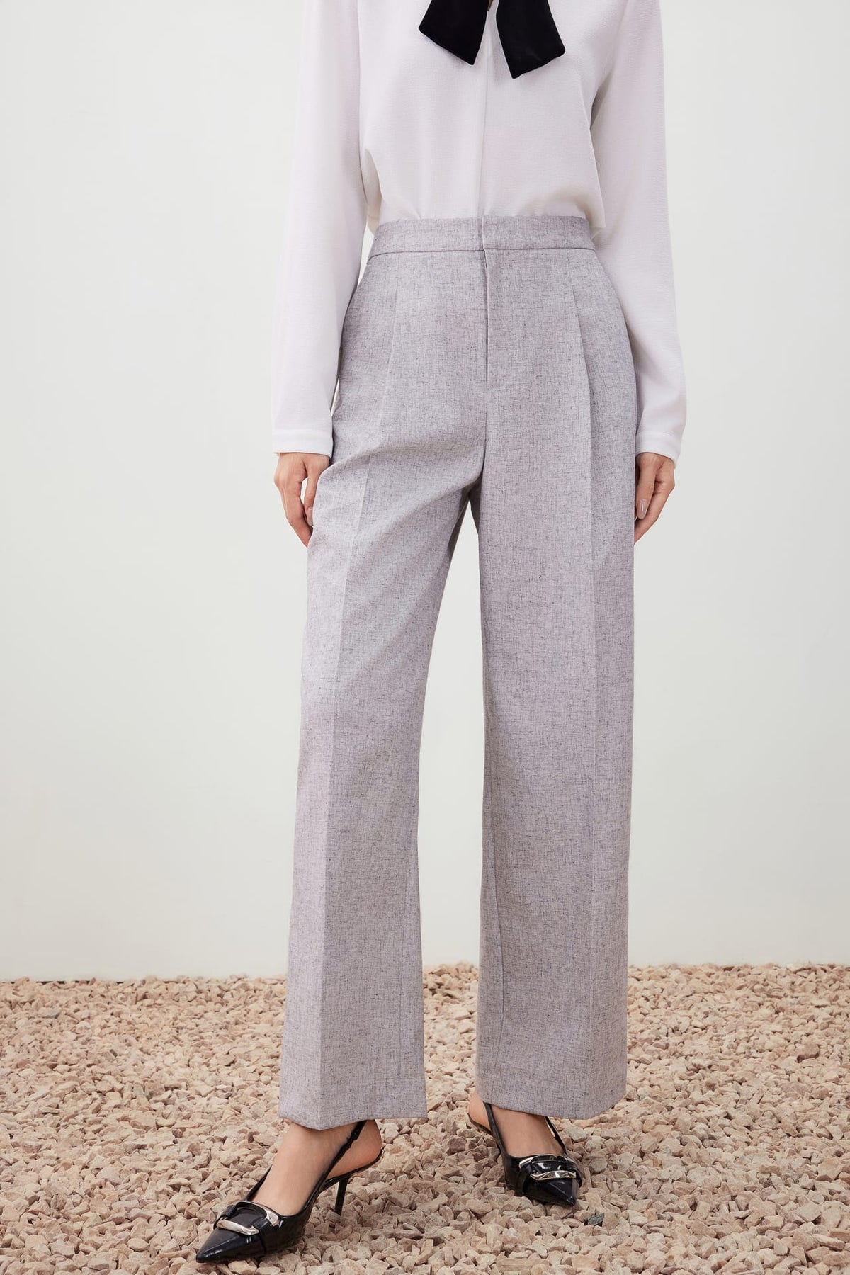 G2000 Pants Linen Blend Textured Pants
