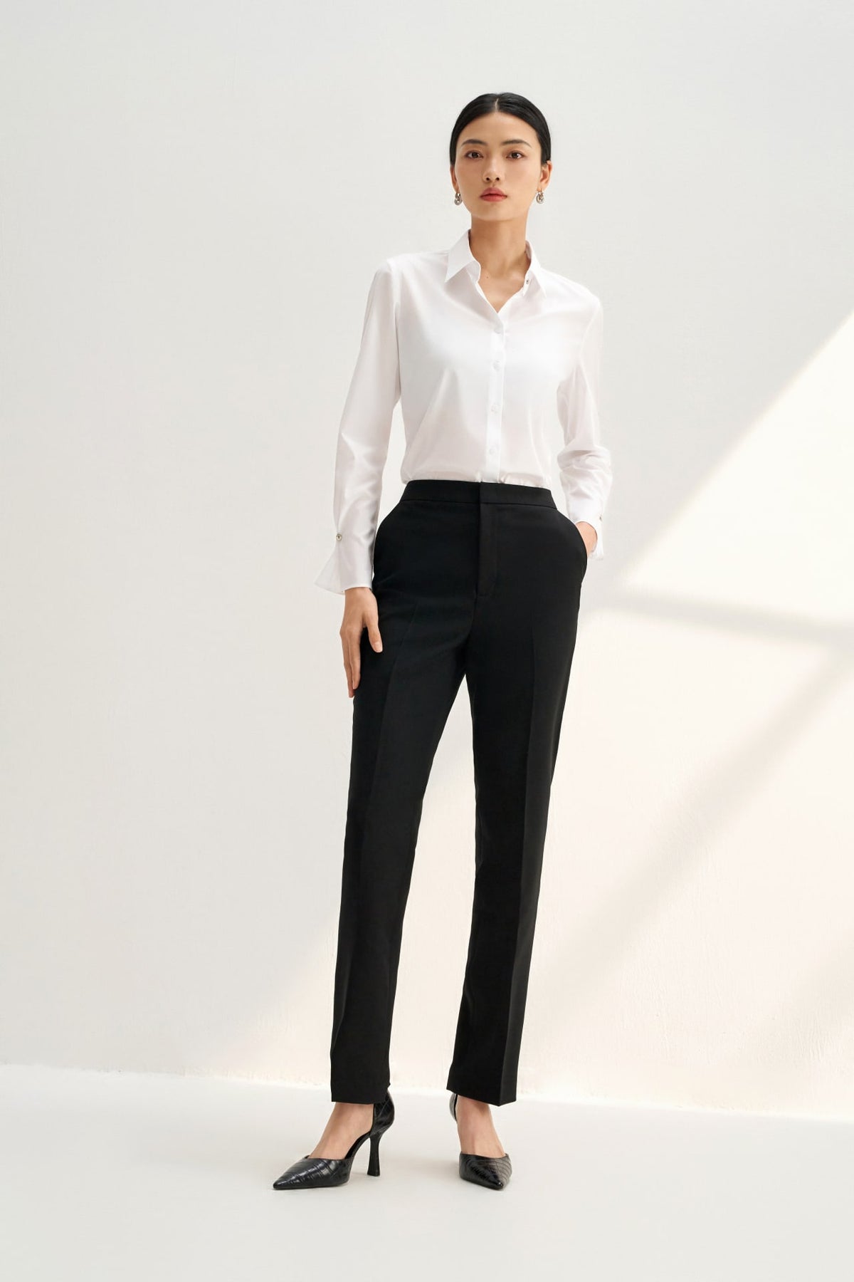 G2000 Pants Water Repellent Straight Leg Pants Black Regular