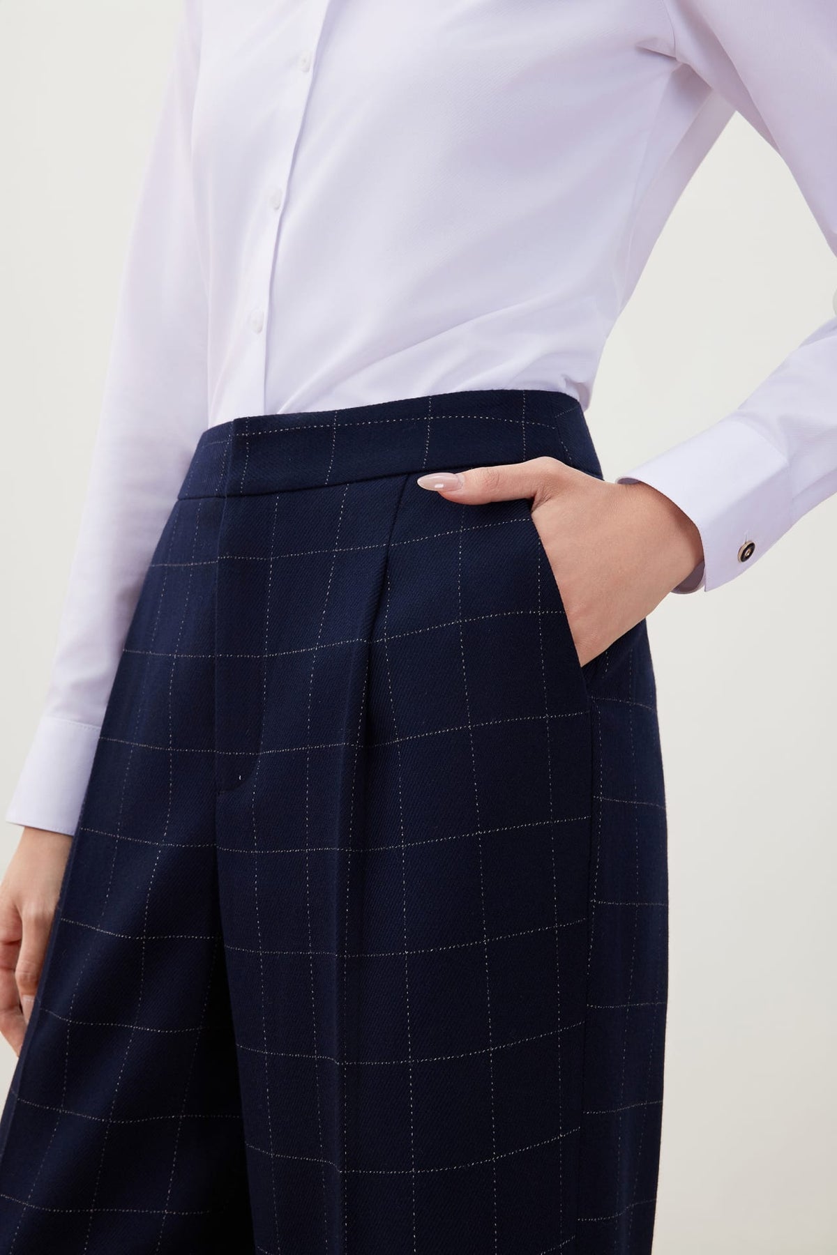 G2000 - Pants - Check Twill Relaxed Pants