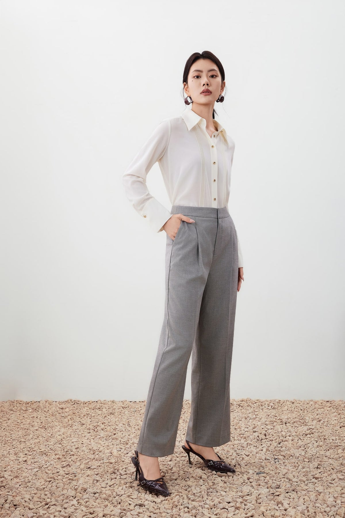 G2000 - Pants - Zig Zag Twill Relaxed Pants