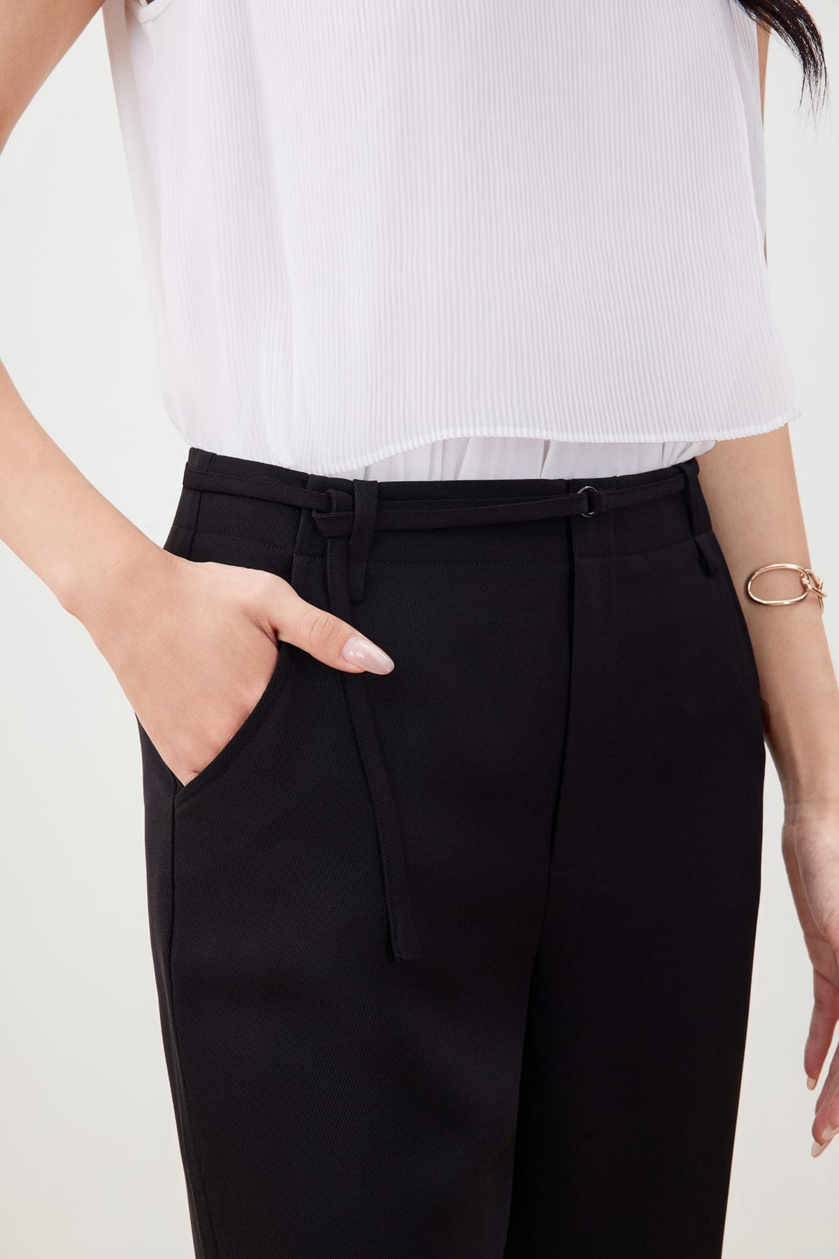 G2000 - Pants - Rope Waist Straight Leg Pants
