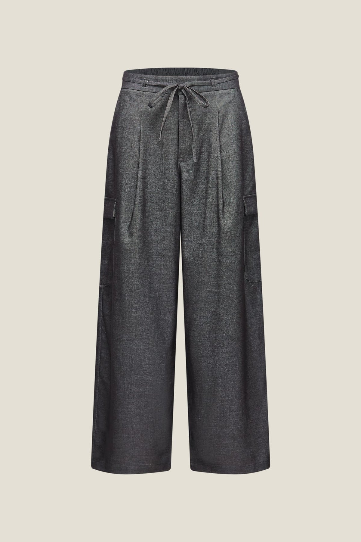 G2000 - Pants - Rope Waist Cargo Pants - Black - Regular