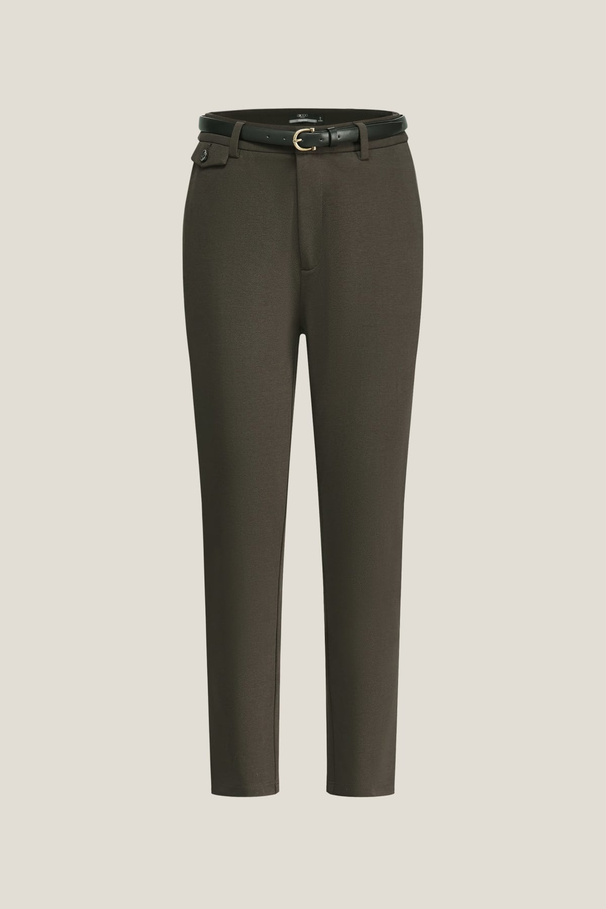 G2000 Pants Cropped Pique Cigarette Pants Rosin Regular