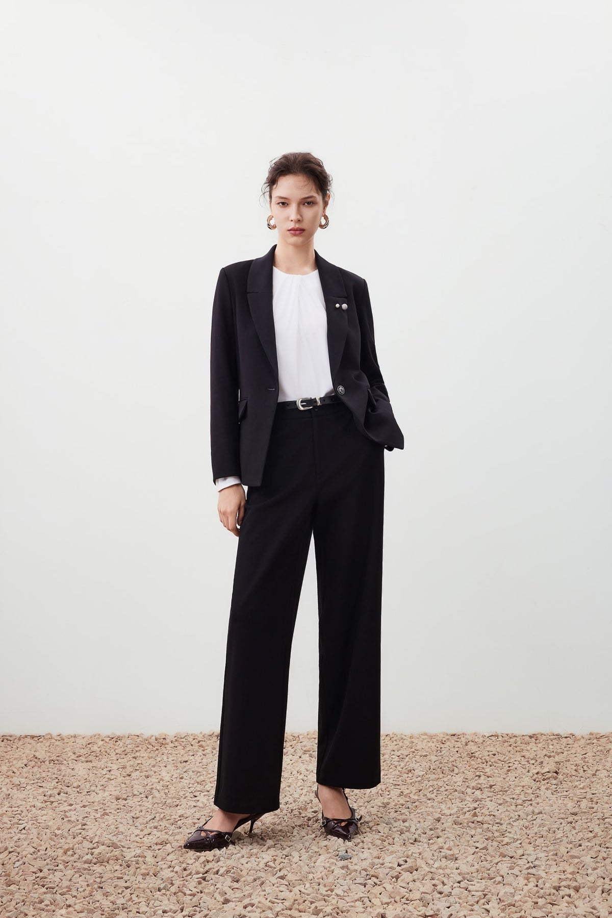 G2000 - Pants - Straight Leg Pique Pants - Black - Regular
