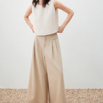 G2000 Pants Elastic Waist Palazzo Pants