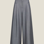 G2000 Pants Elastic Waist Palazzo Pants Lava Smoke Regular