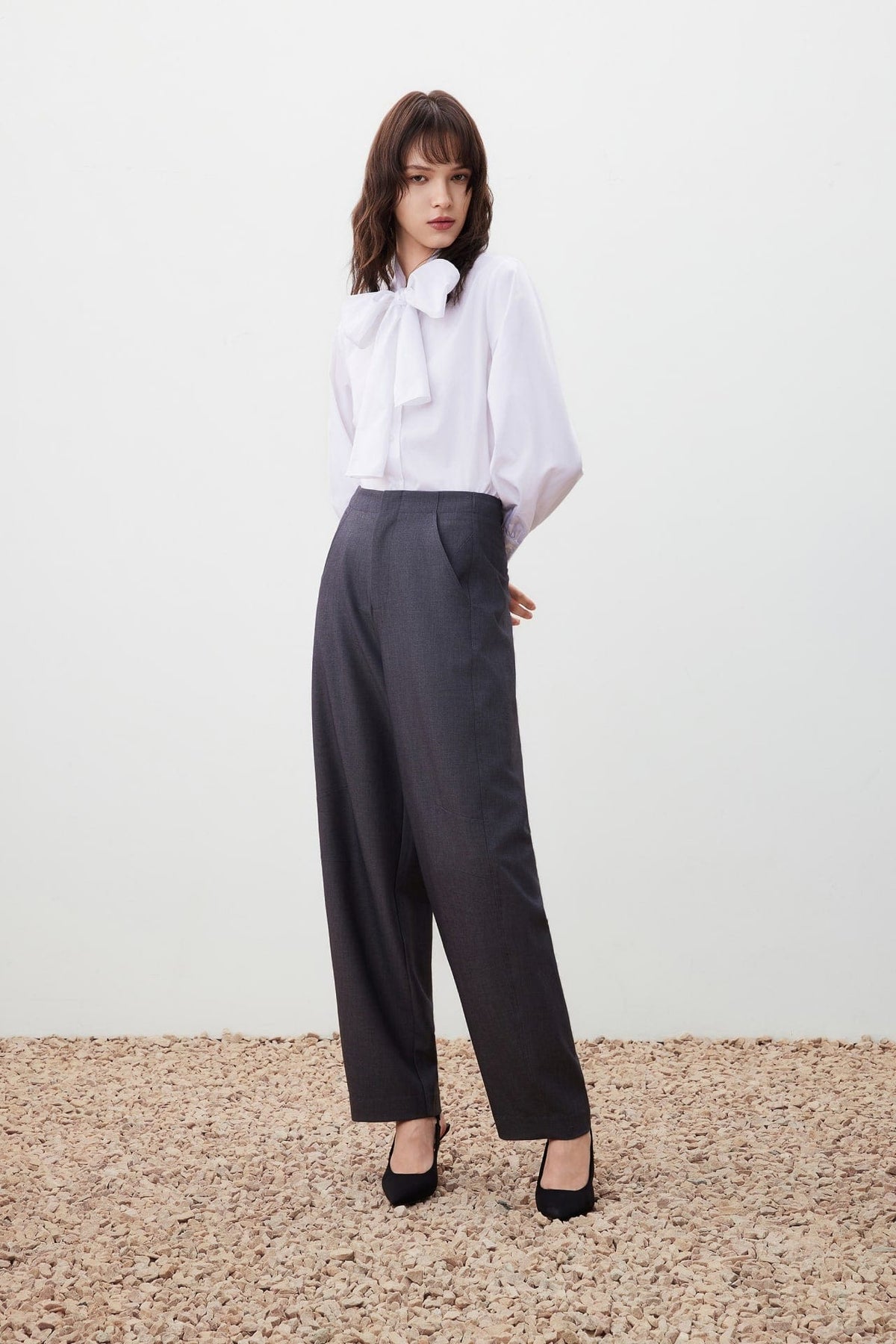 G2000 - Pants - Rope Waist Barrel Leg Pants