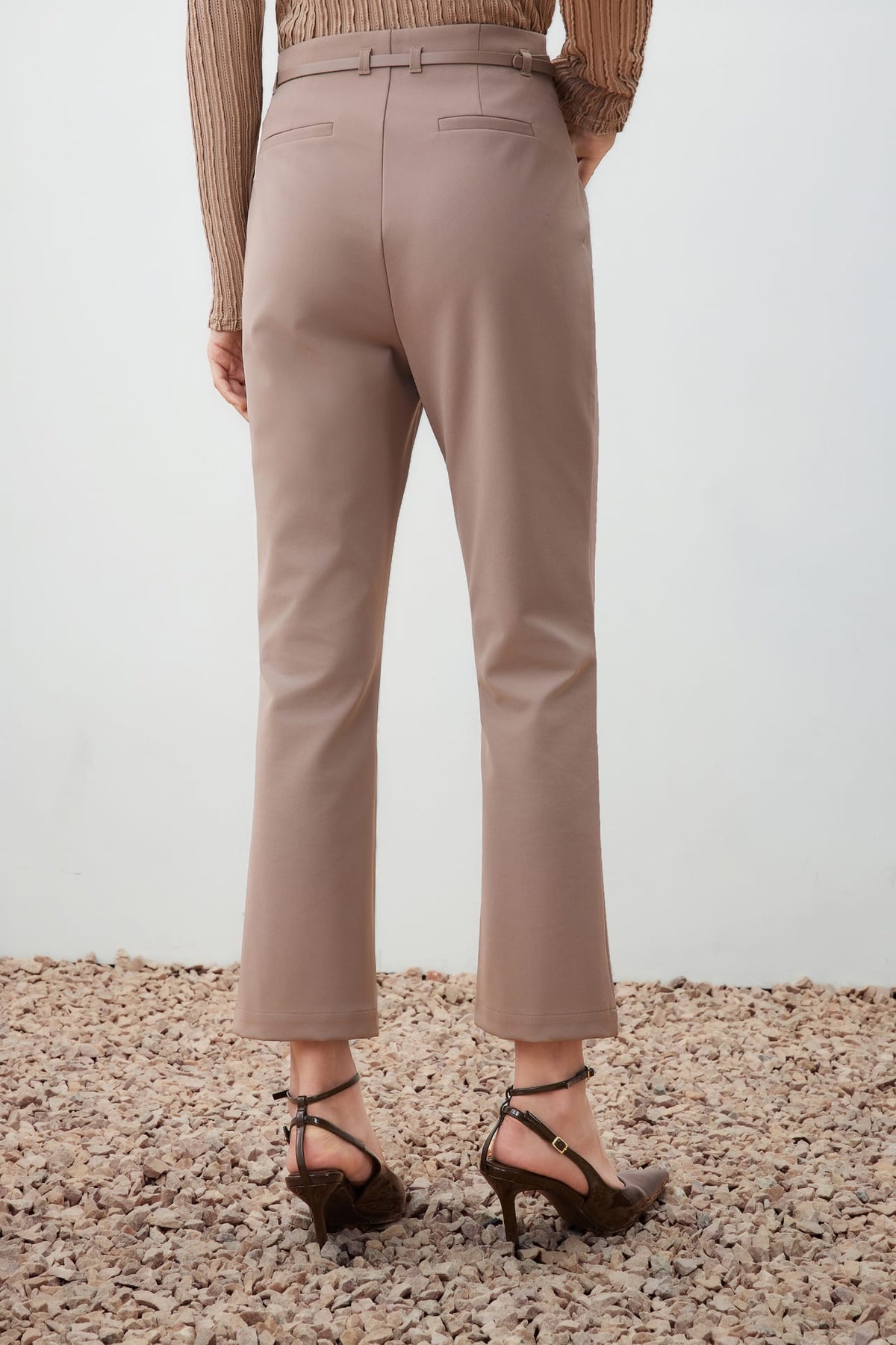 G2000 - Pants - Belted Slim Boot Pants