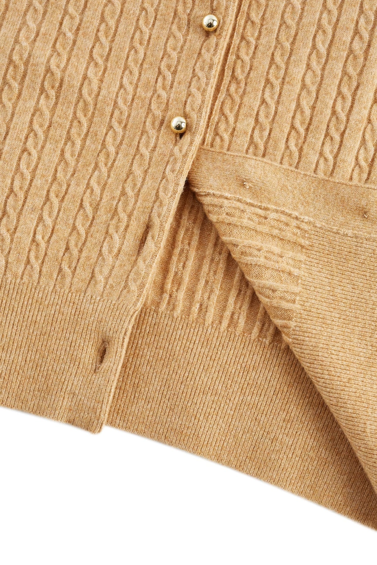 G2000 - Cardigans - Cable Cropped Cardigan