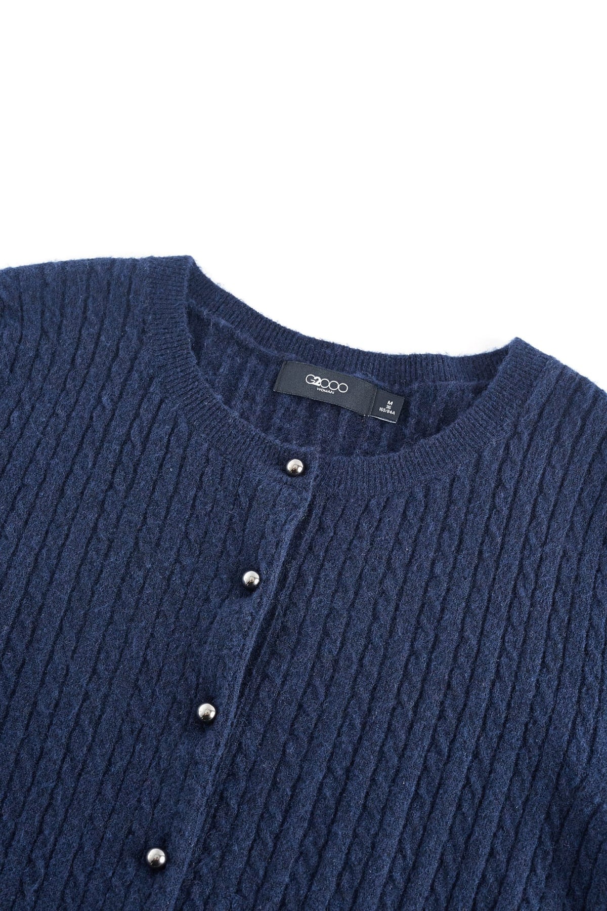 G2000 - Cardigans - Cable Cropped Cardigan