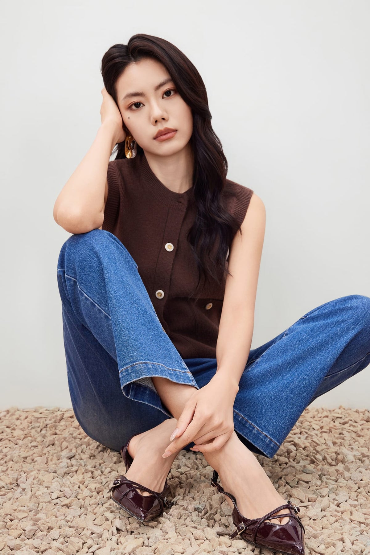 G2000 - Cardigans - Pocket Detail Sweater Vest