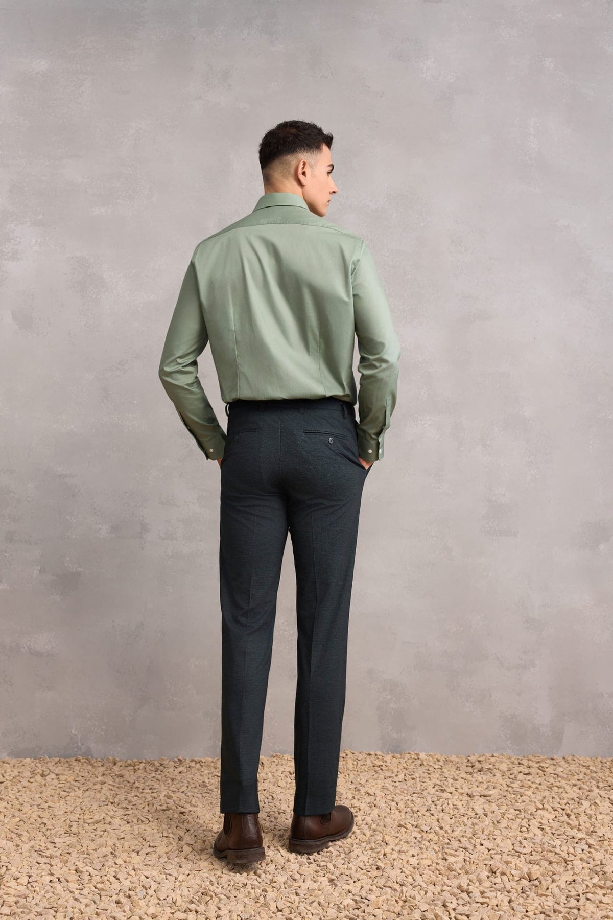 G2000 - Shirts - Plain Dobby Smart Fit Friday Shirt
