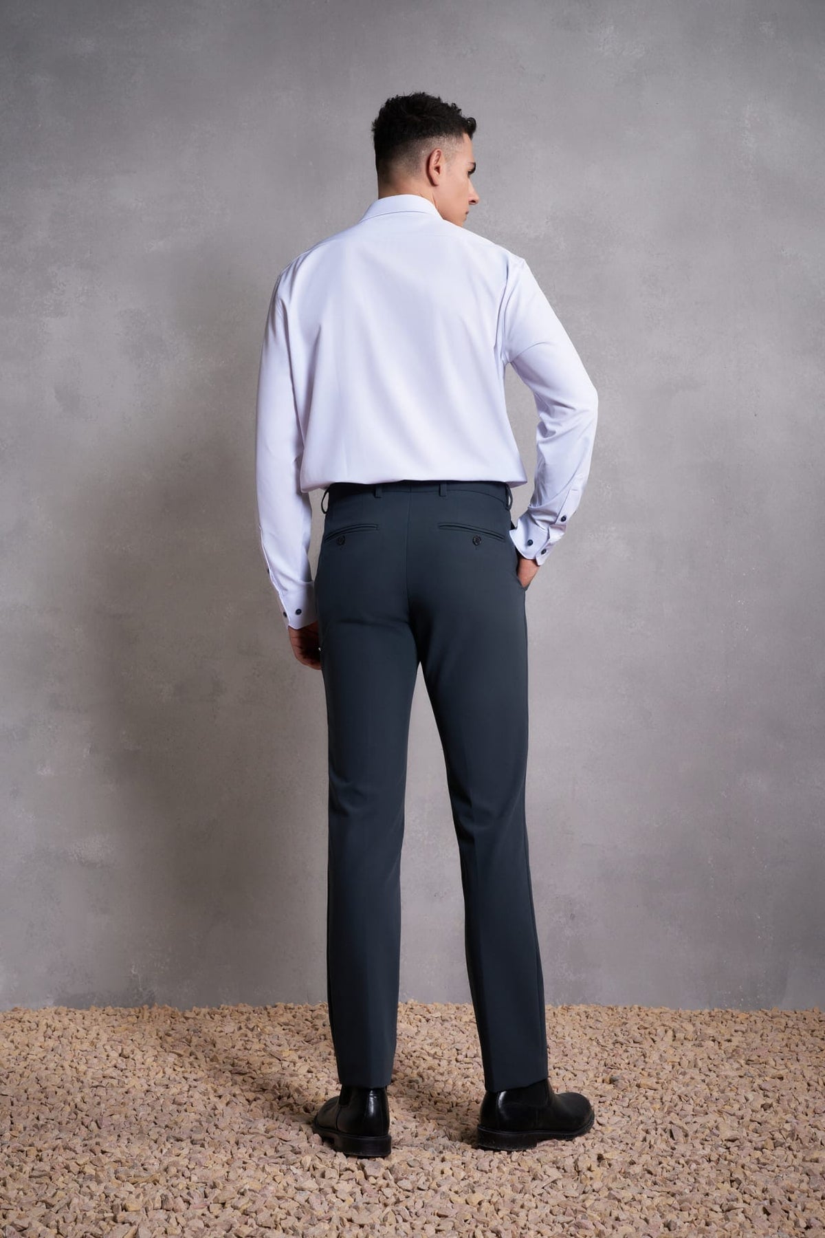G2000 - Shirts - Non-Iron Dry Stretch Smart Fit Poplin Shirt with Design Detail