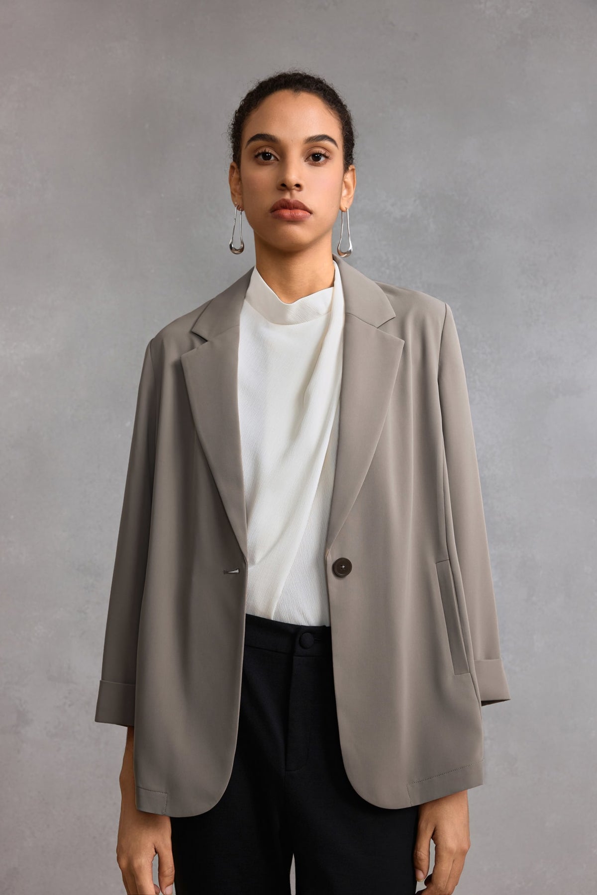 G2000 Suits Lightweight Twill Relaxed Fit Casual Blazer