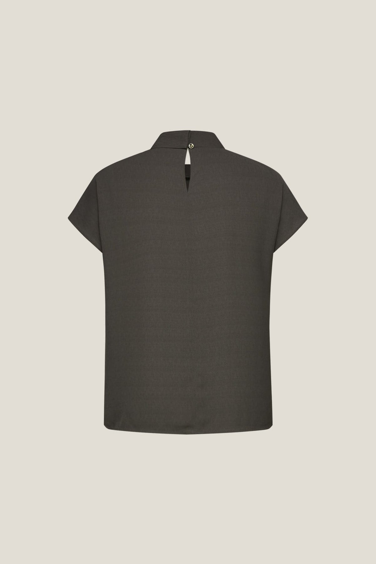 G2000 - Blouses - Draped Front Regular Fit Textured Blouse