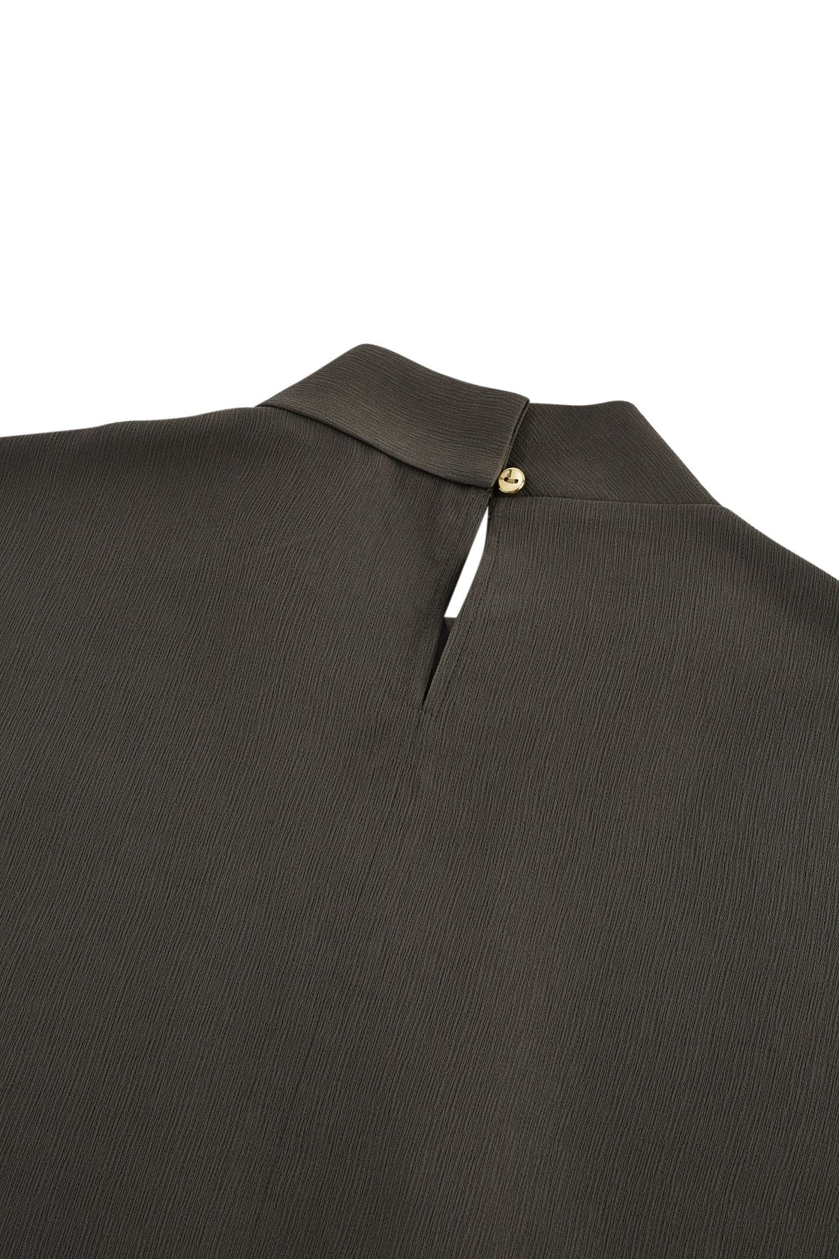 G2000 - Blouses - Draped Front Regular Fit Textured Blouse
