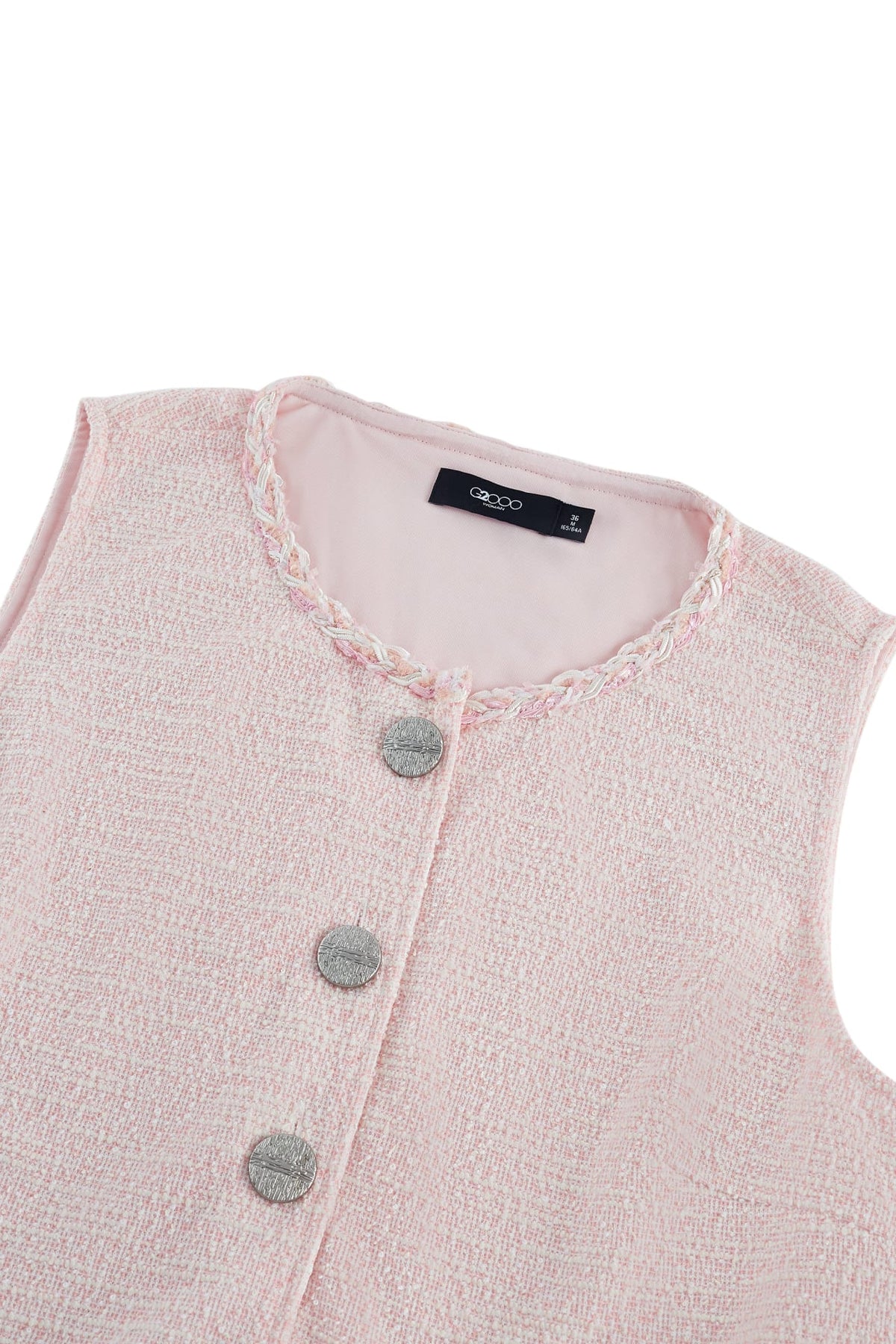 G2000 - Blouses - Knit Tweed Regular Fit Vest
