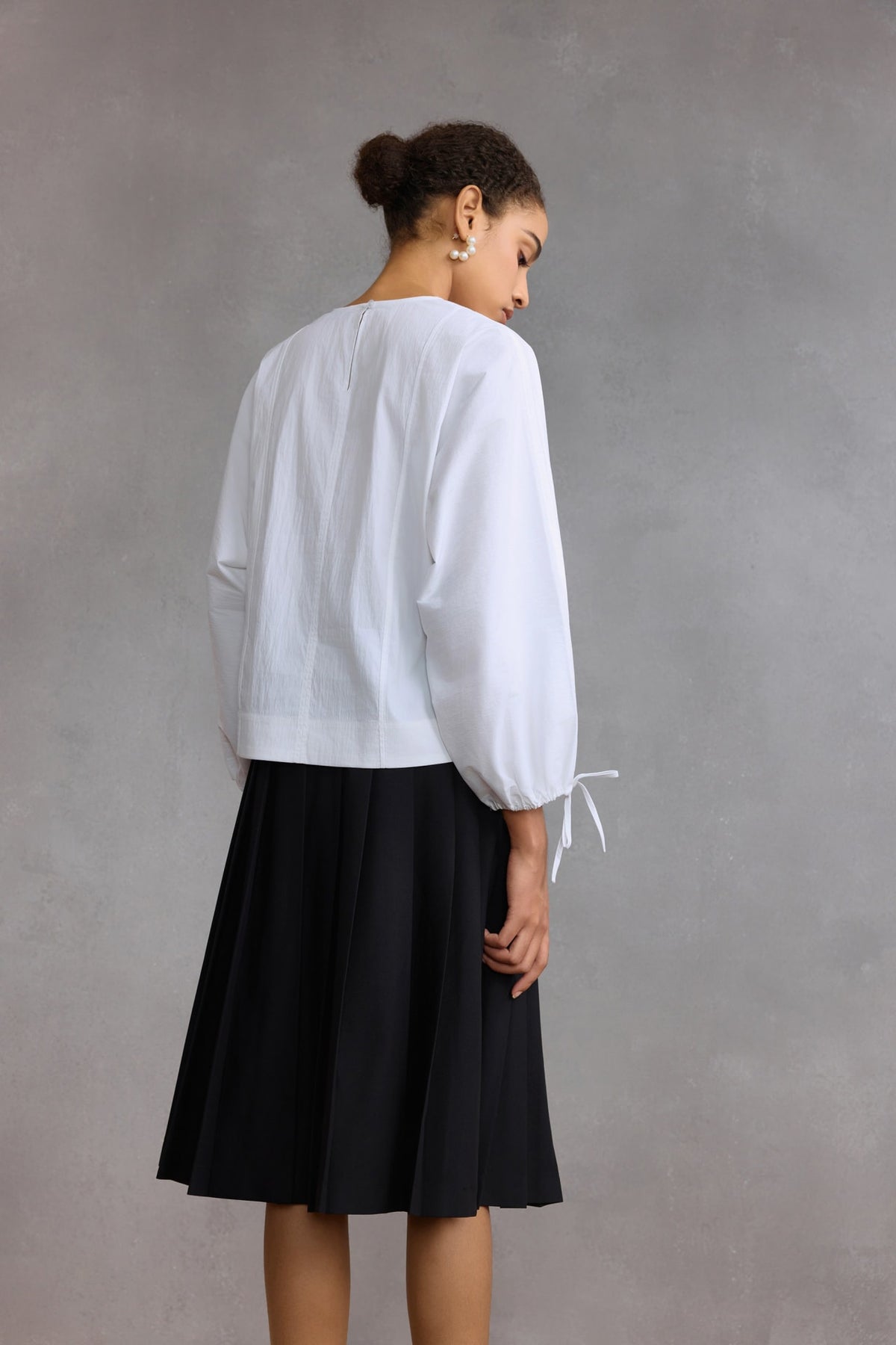 G2000 - Blouses - Puff Sleeve Textured Blouse