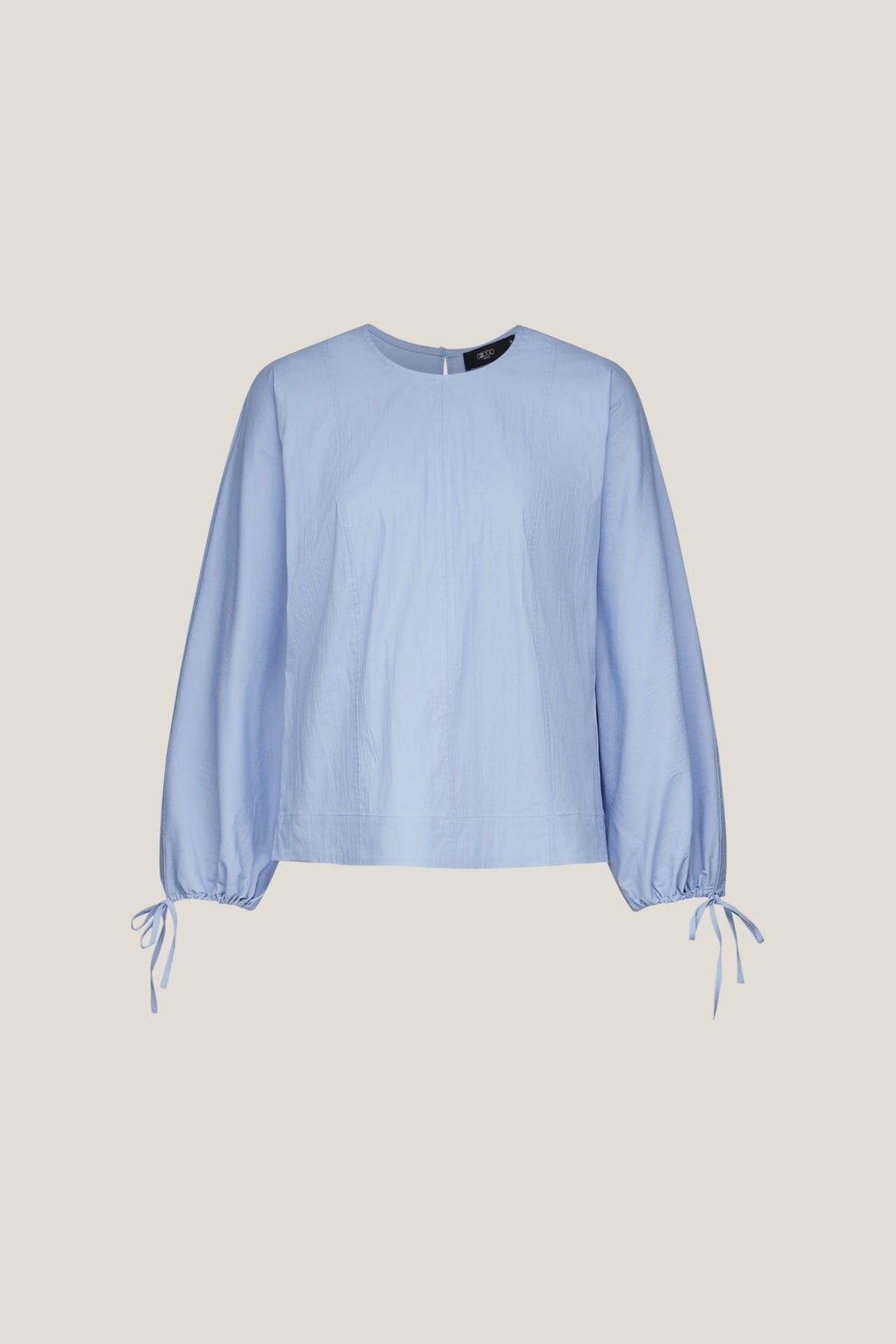 G2000 - Blouses - Puff Sleeve Textured Blouse - Blue Blast - Regular