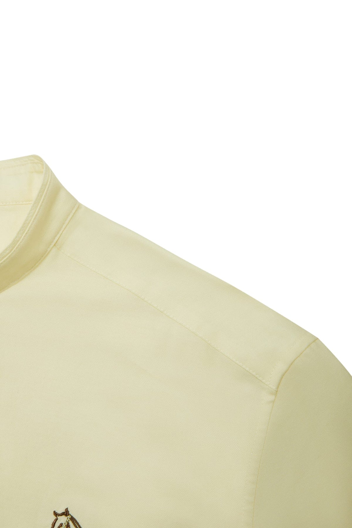 G2000 Shirts Wrinkle Free Oxford Stand Collar Smart Fit Casual Shirt with Logo